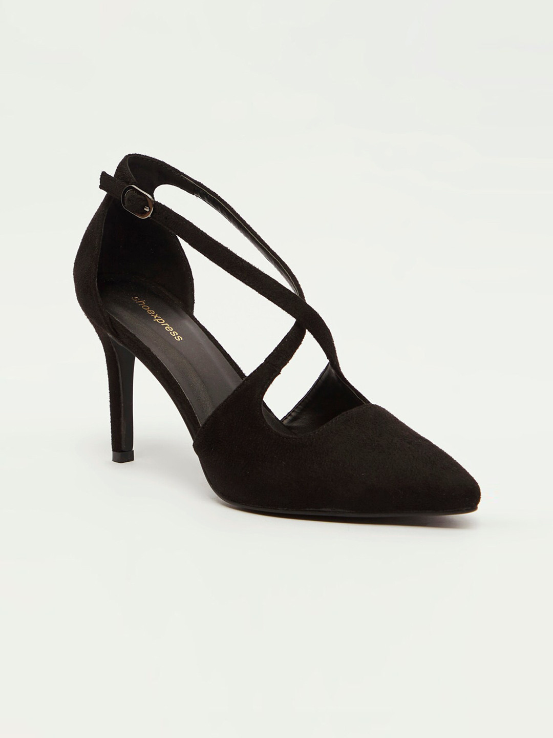 Buy Shoexpress Black PU Pumps Heels for Women 16368614 Myntra