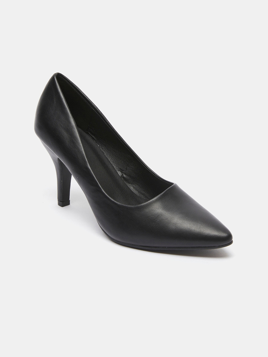 Buy Shoexpress Women Black Solid Pumps Heels for Women 16368616 Myntra
