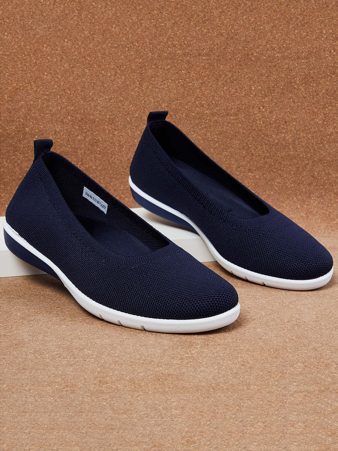 navy blue slip on sneakers womens