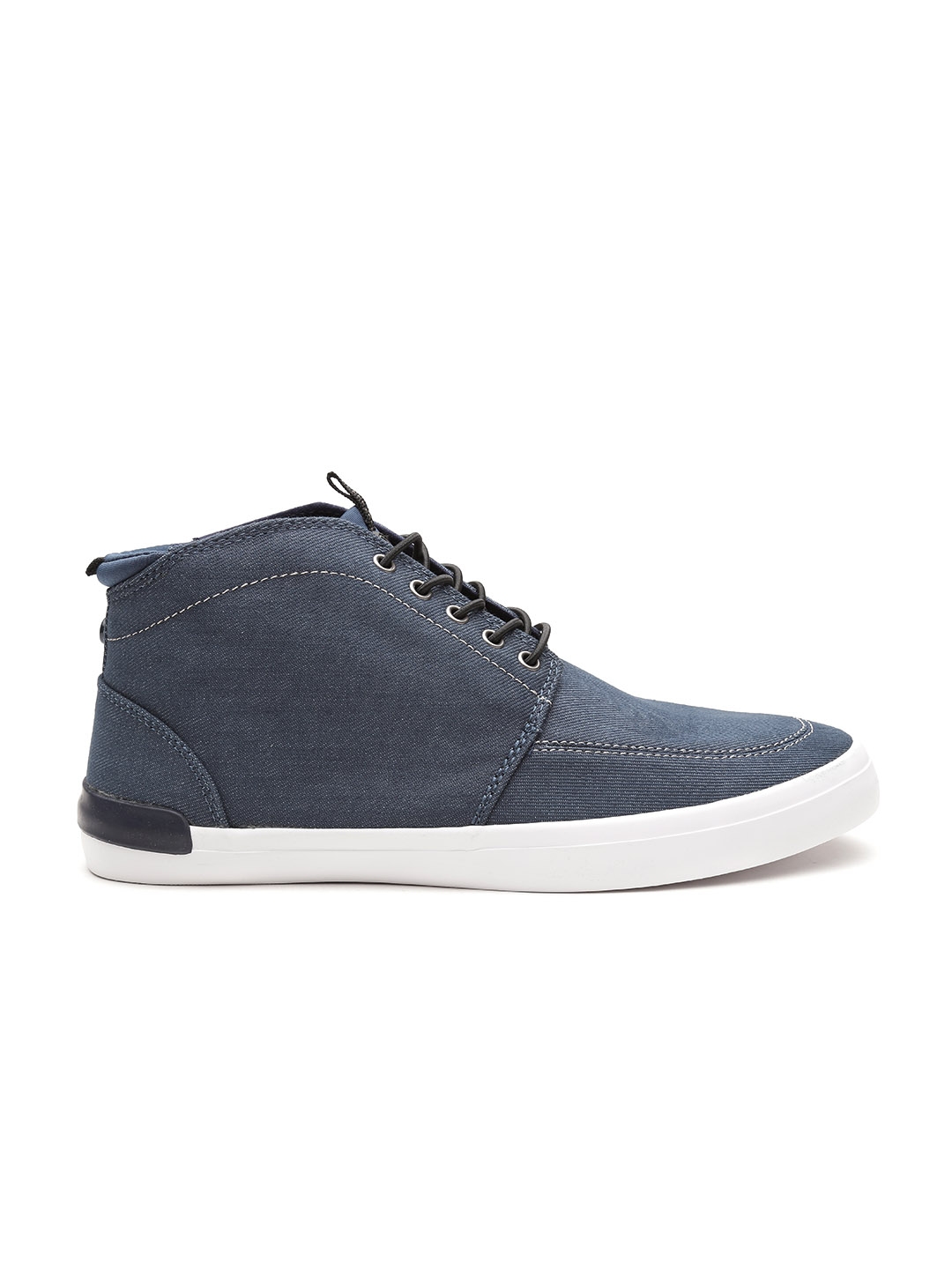 Buy Call It Spring Men Navy Solid Mid Top Casual Shoes - Casual Shoes ...