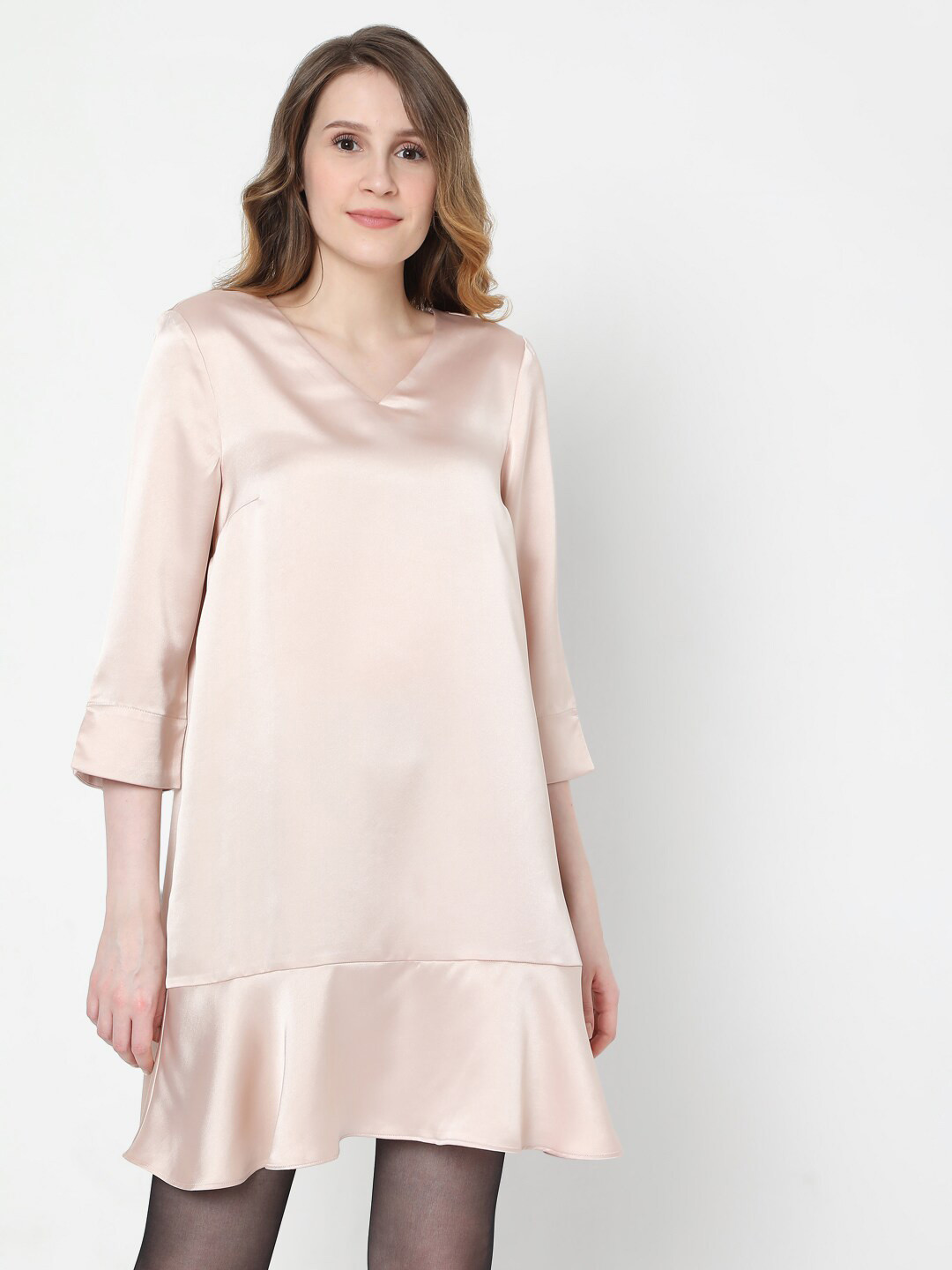 Buy Vero Moda Pink A Line Dress - Dresses for Women 16380638 | Myntra