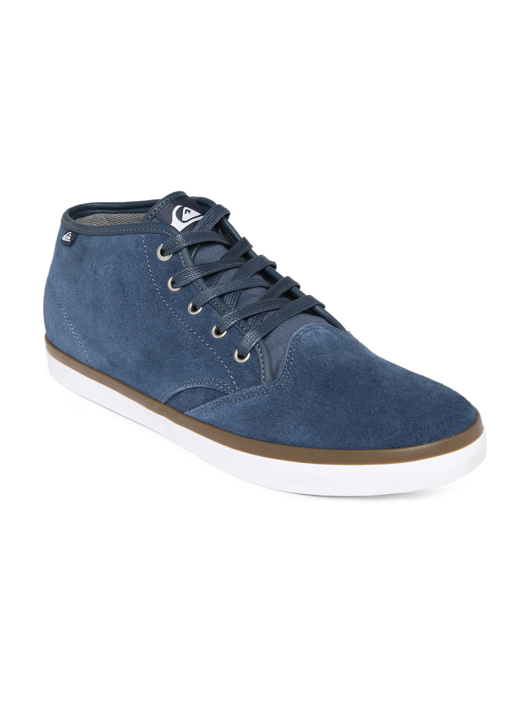 Buy Quiksilver Men Blue Mid Top Suede Sneakers Casual Shoes for Men