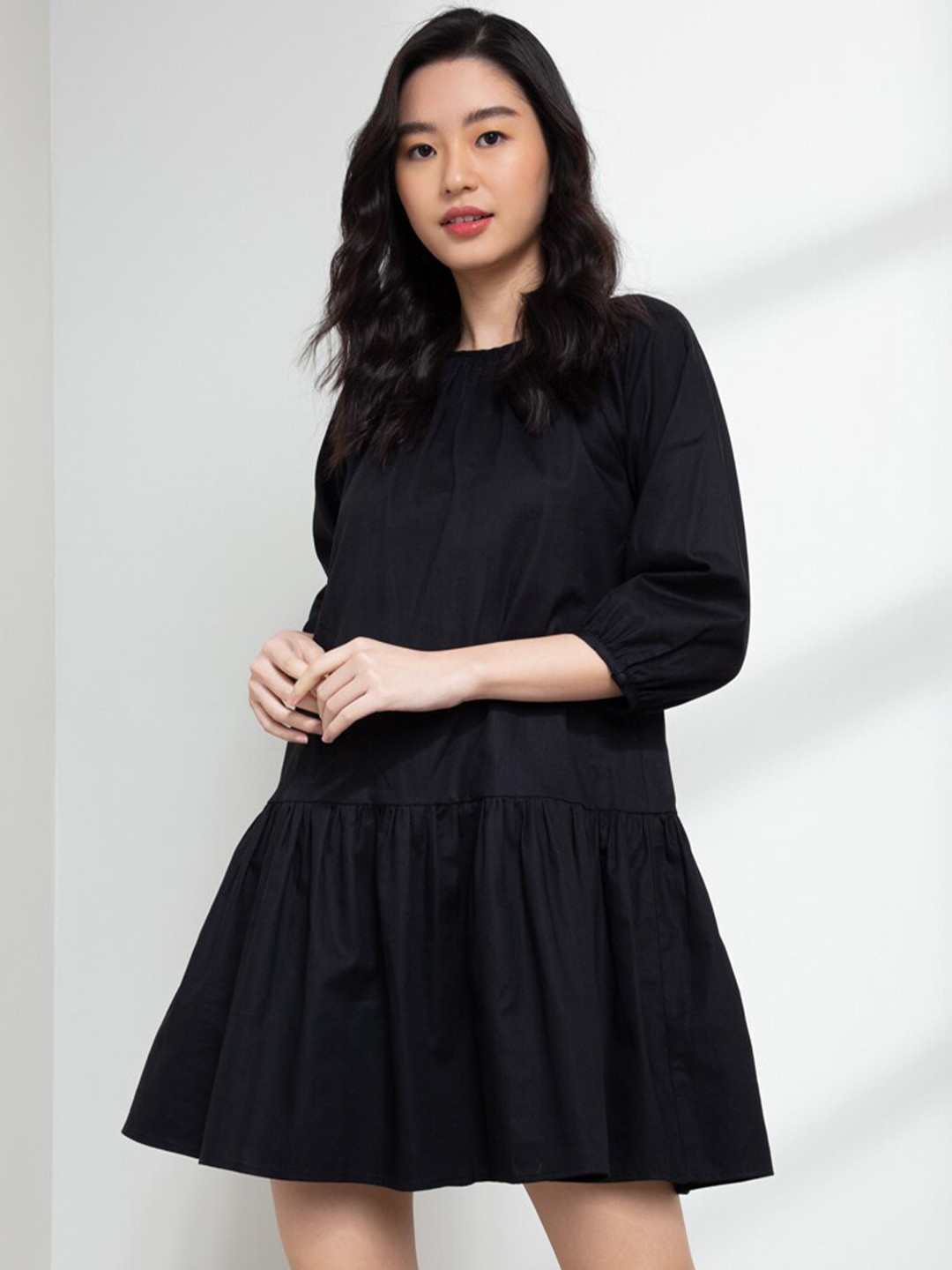 Buy ORIGIN BY ZALORA Black Dress Dresses for Women 16385528 Myntra