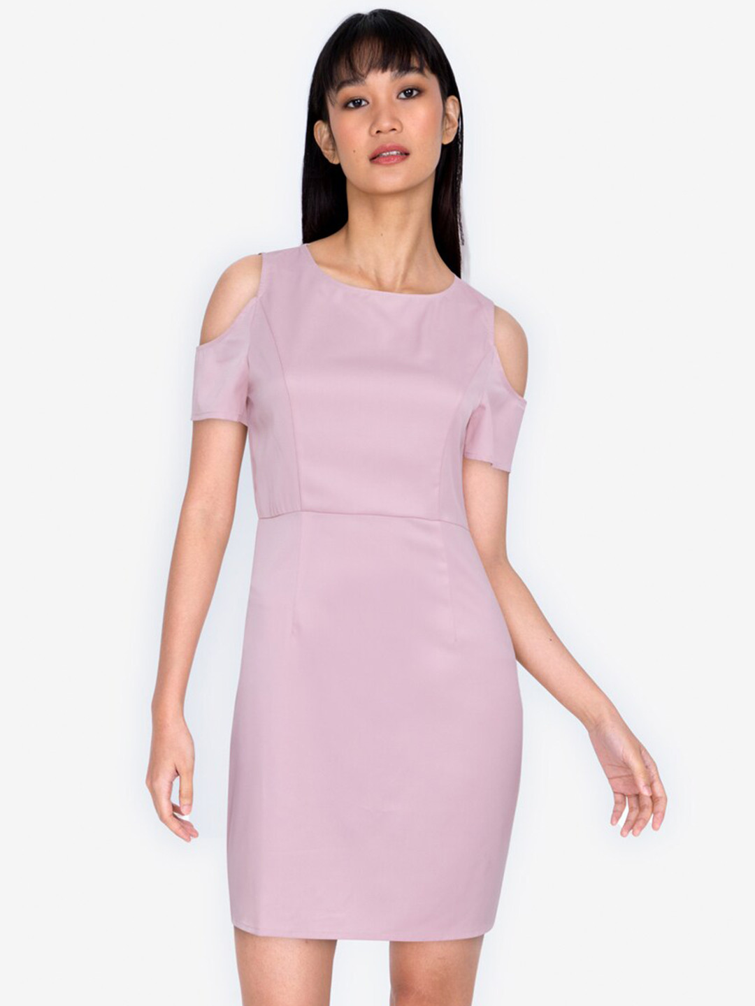 Buy ZALORA BASICS Pink Sheath Dress Dresses for Women 16385718 Myntra