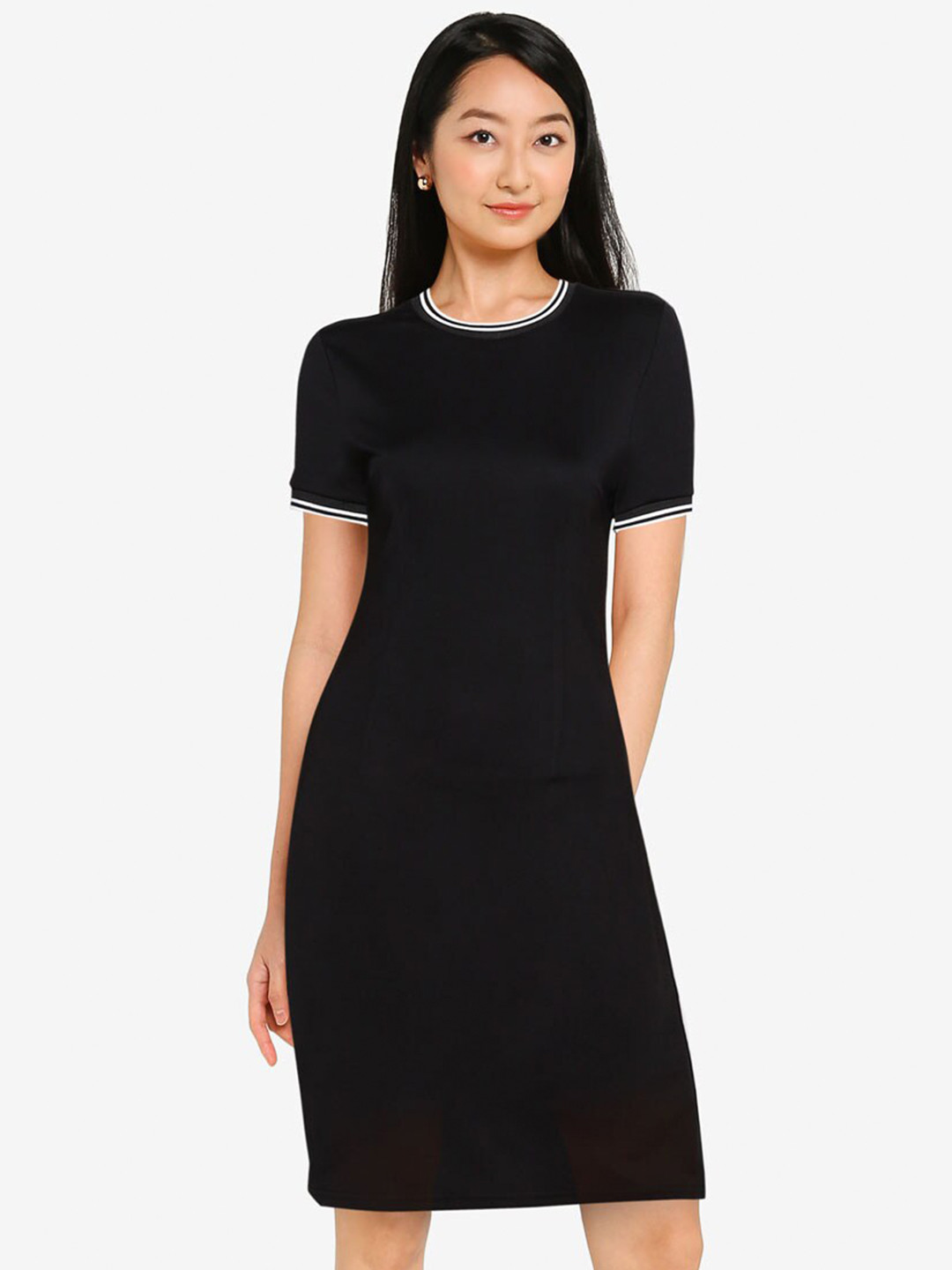 Buy ZALORA BASICS Black Sheath Dress Dresses for Women 16385818 Myntra
