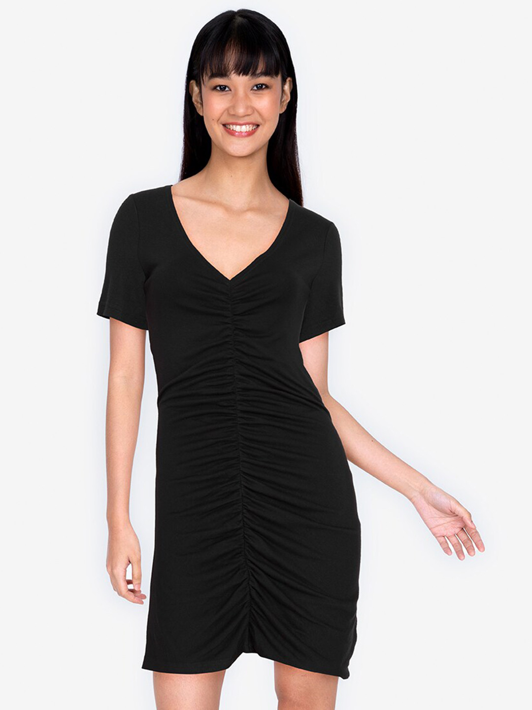 Buy ZALORA BASICS Black Sheath Dress Dresses for Women 16385946 Myntra