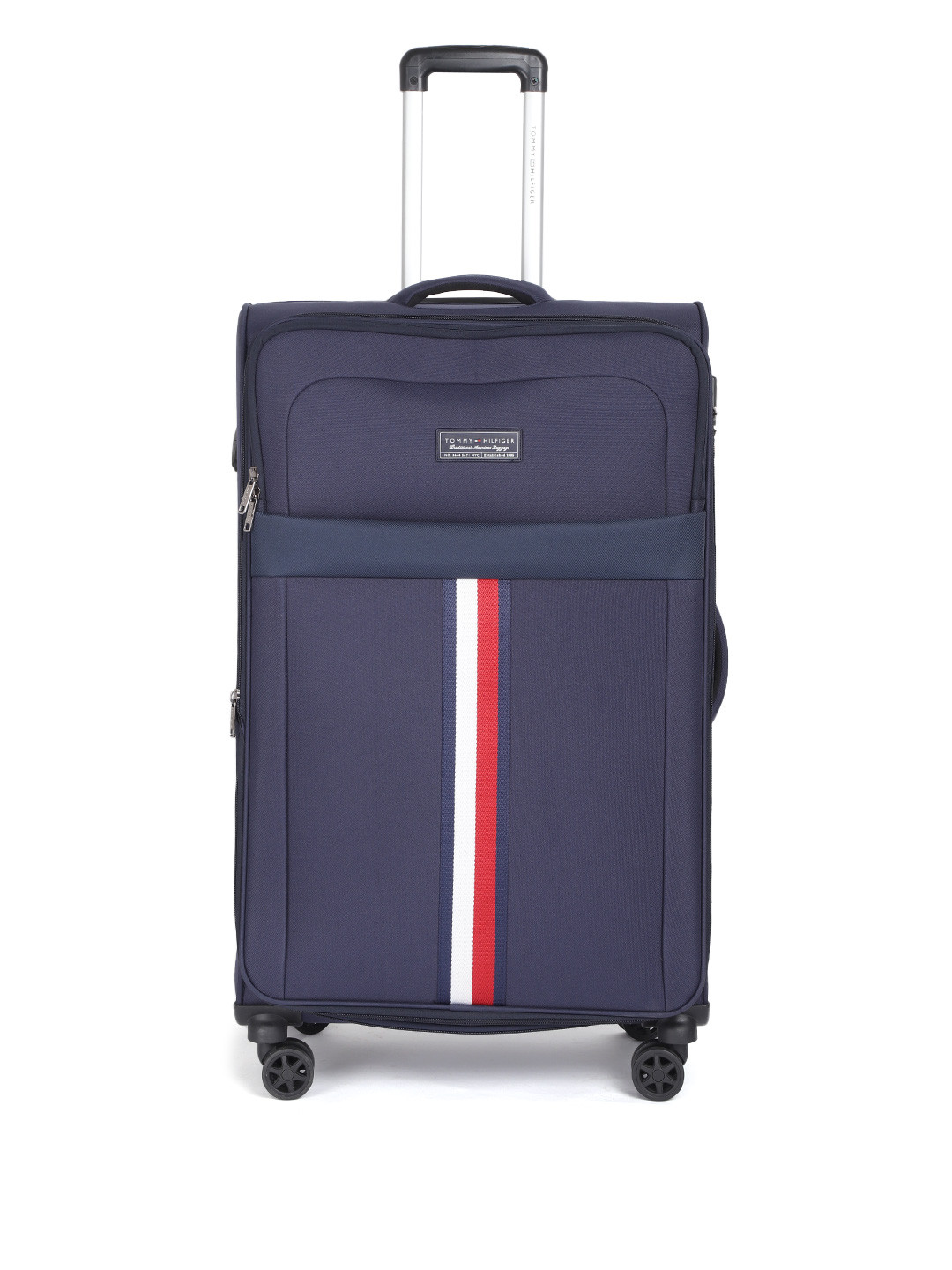 Buy Tommy Hilfiger Unisex Navy Blue Soft 4 Wheels 360 Degree Rotation