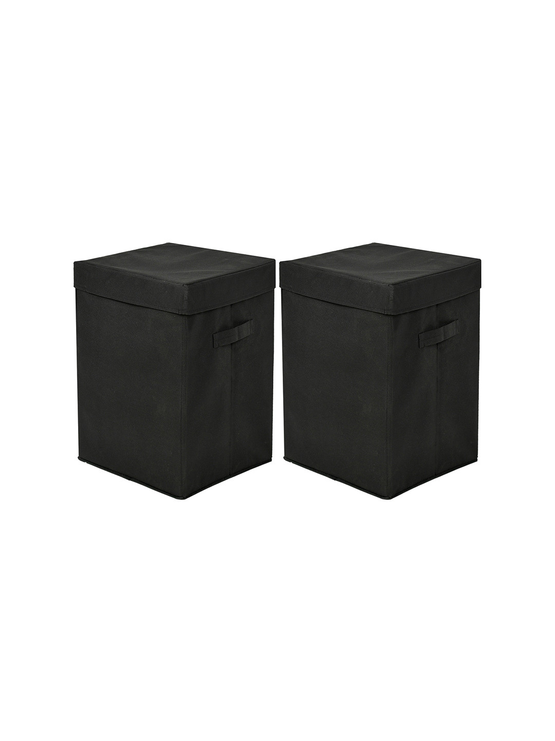 Buy Kuber Industries Set Of 2 Black Foldable Large Laundry Bags