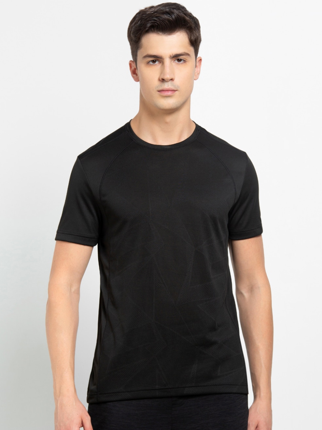 Buy Jockey Men Black Lounge T Shirt - Lounge Tshirts for Men 16400338 ...