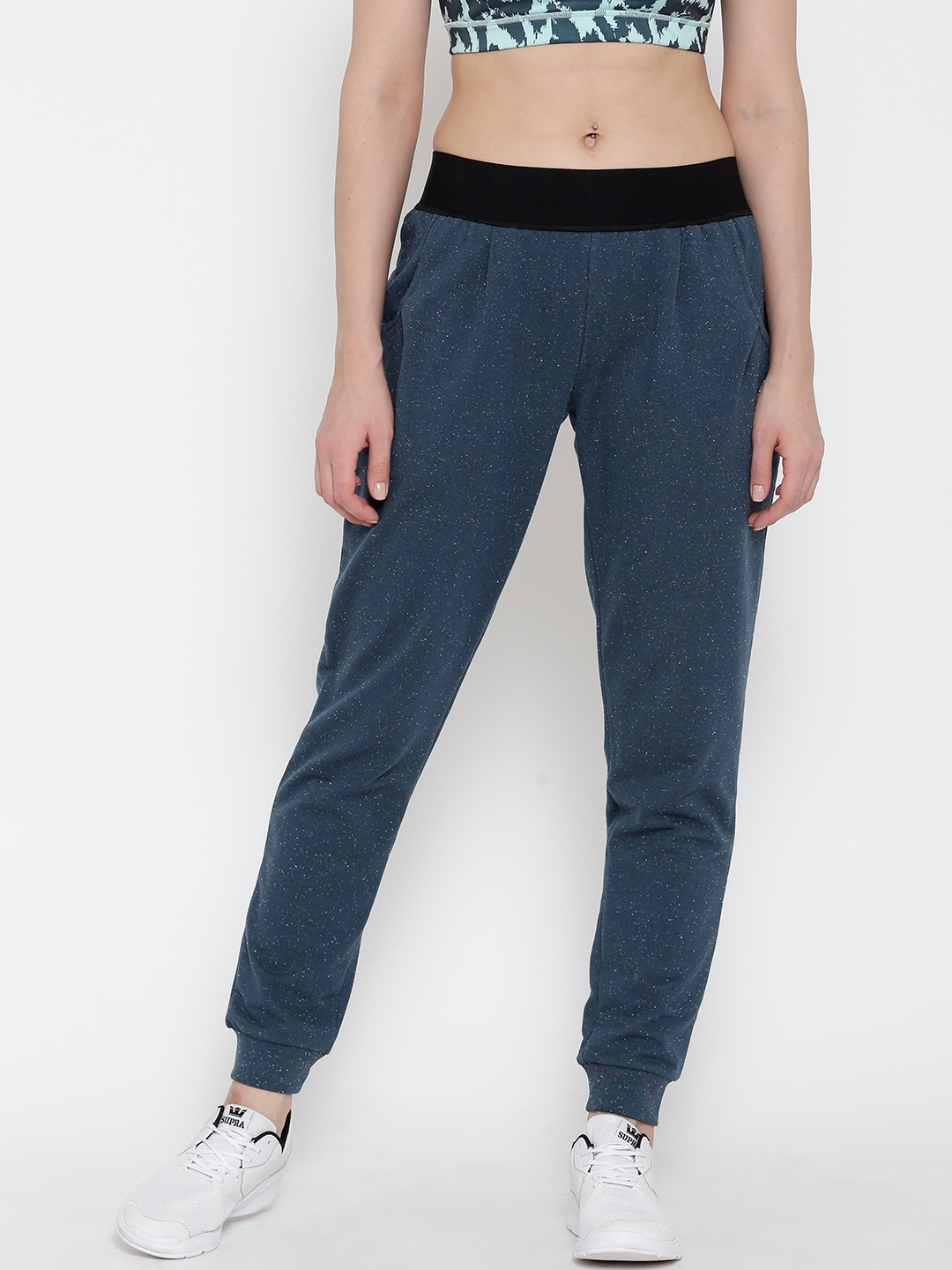 patterned track pants
