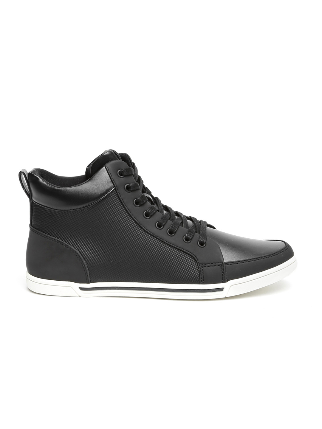 Buy ALDO Men Black Solid High Top Sneakers Casual Shoes