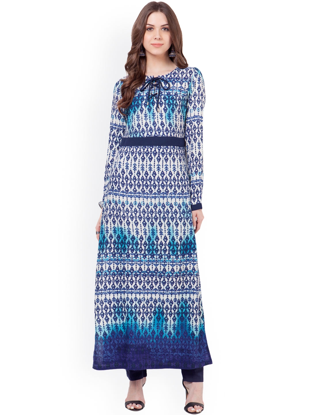 indya blue kurta