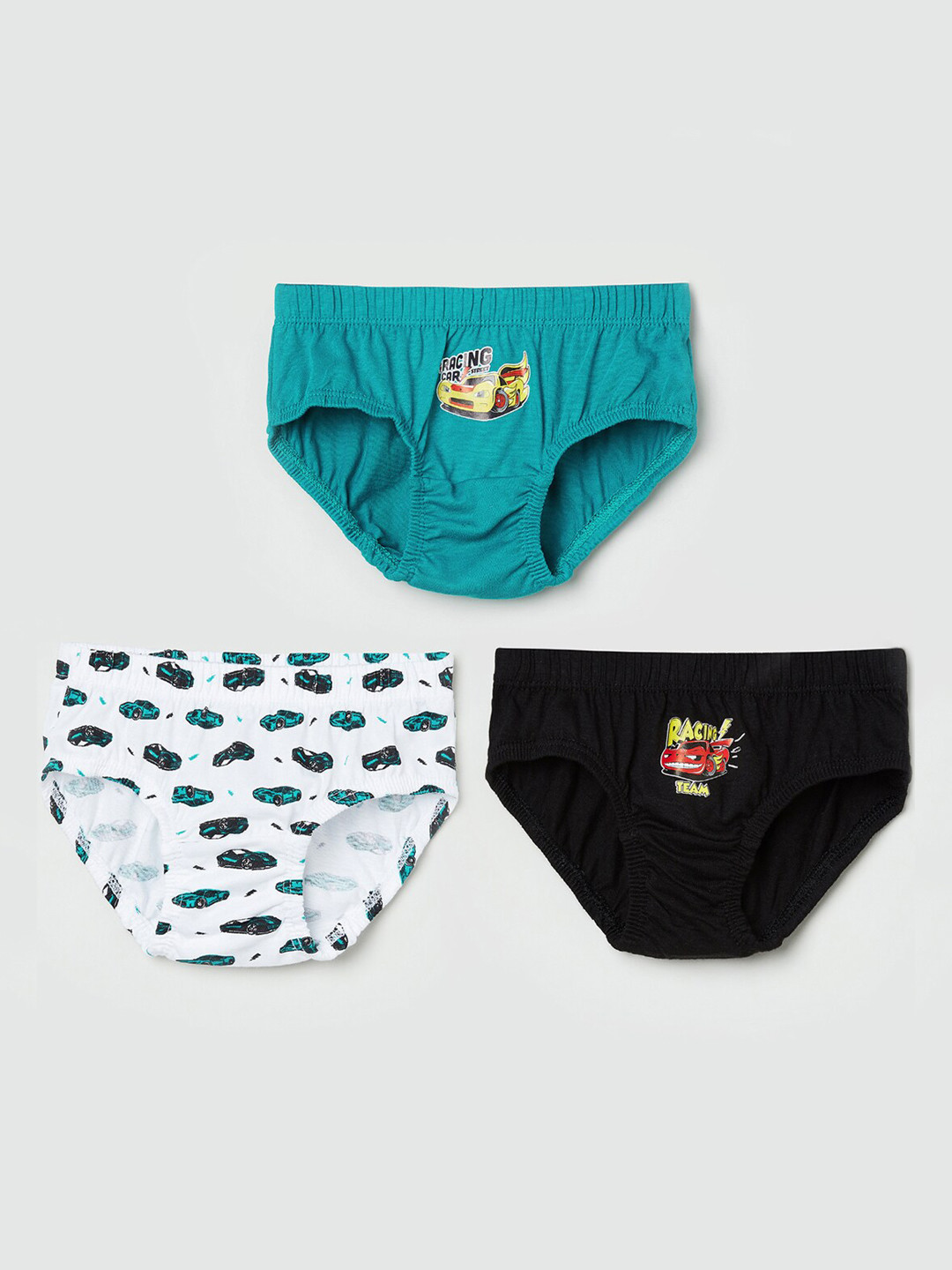 Buy Max Boys Pack Of 3 Printed Cotton Basic Briefs Briefs for Boys