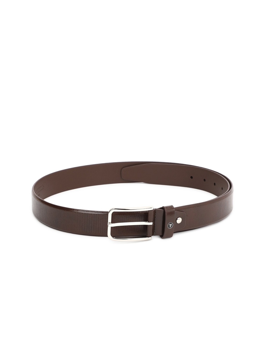 Buy Van Heusen Men Brown Solid Leather Formal Belt - Belts for Men ...