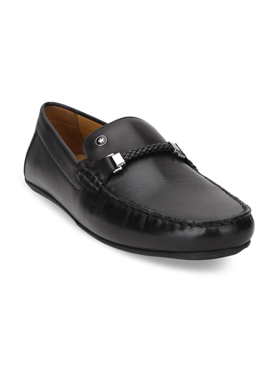 Buy Louis Philippe Men Black PU Loafers - Casual Shoes for Men 16428434 ...