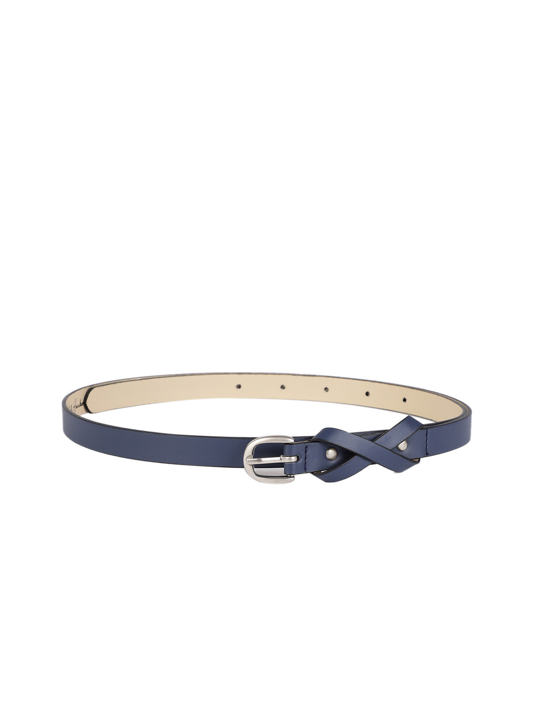 Buy Mast & Harbour Women Navy Blue Synthetic Belt Belts for Women