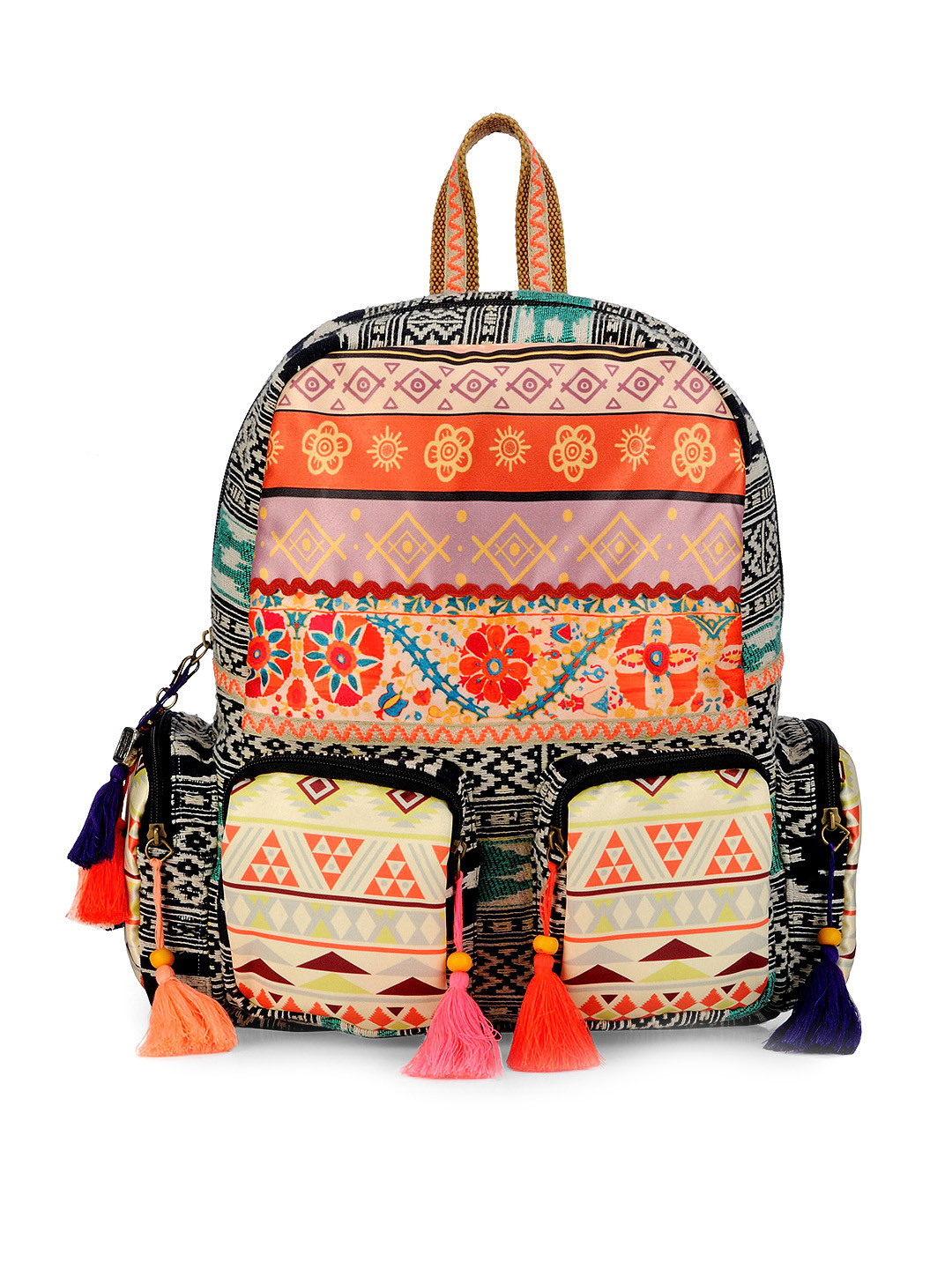 Buy The House Of Tara Women Multicoloured Printed Backpack Backpacks