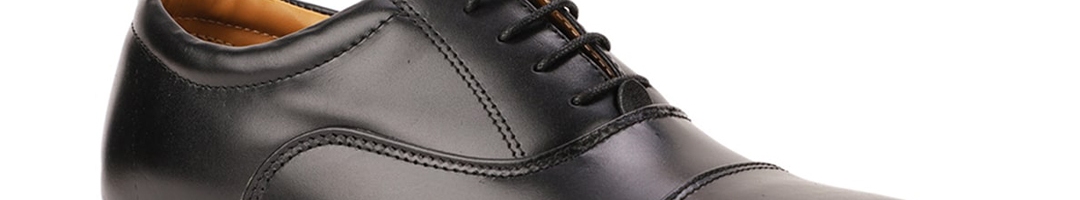 Buy Bata Men Black Solid Formal Oxfords - Formal Shoes for Men 16441710 ...