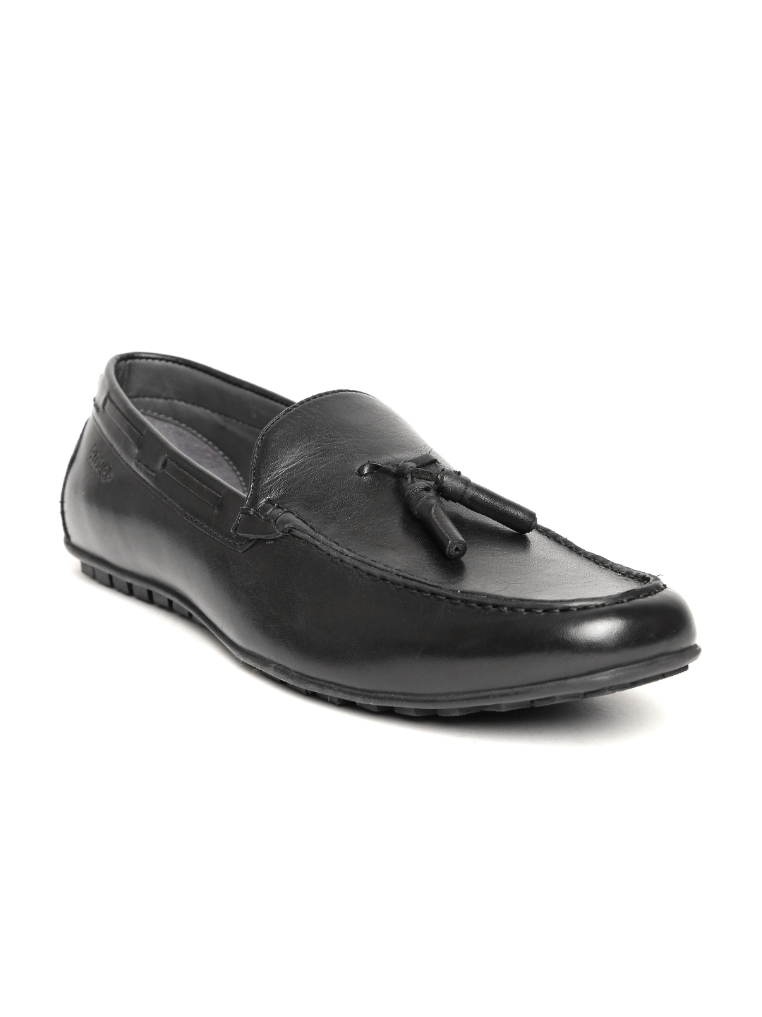 Buy Lee Cooper Men Black Solid Tassel Loafers - Casual Shoes for Men ...