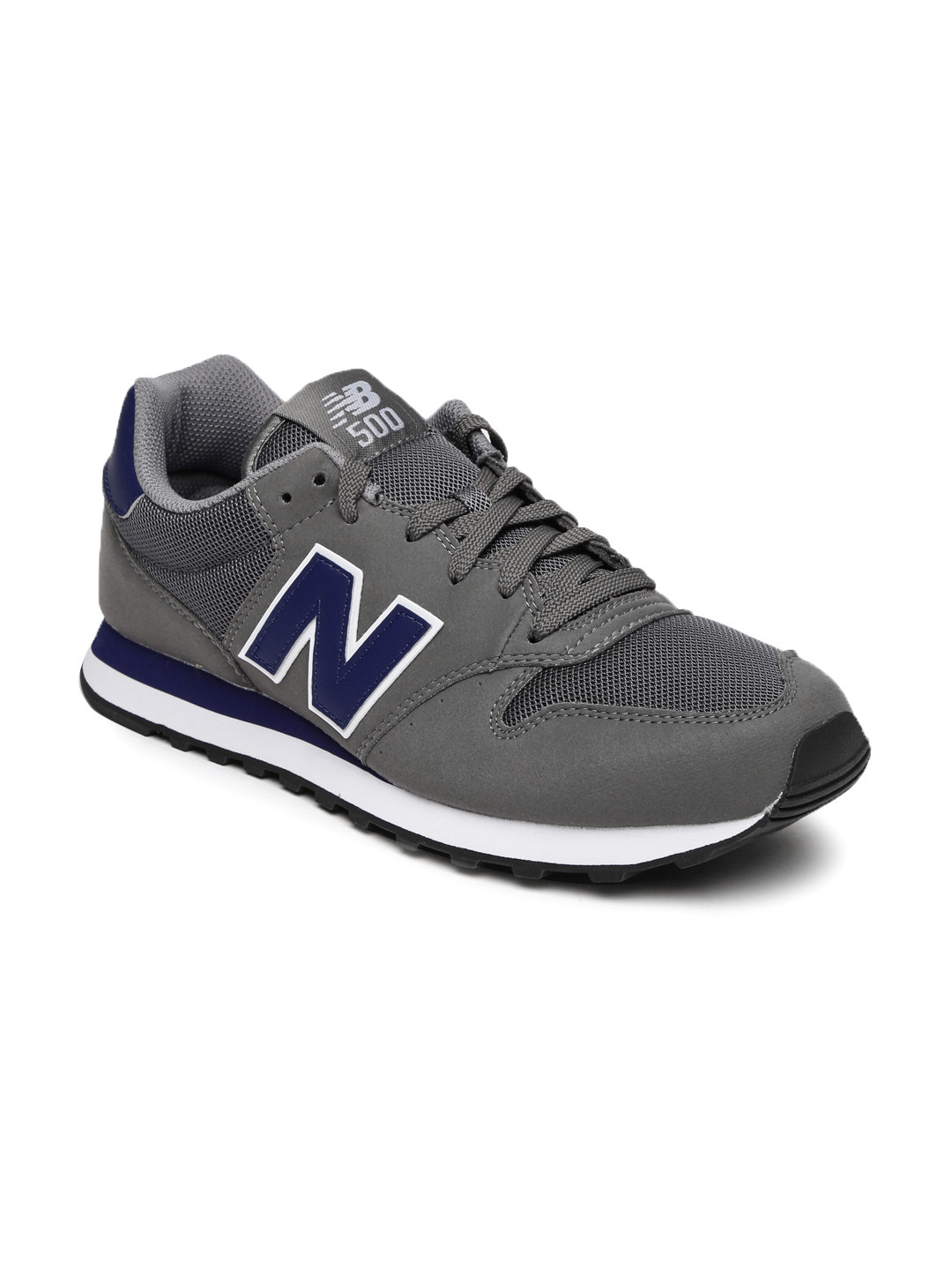 Buy New Balance Men Grey Solid Sneakers - Casual Shoes for Men 1645425 | Myntra