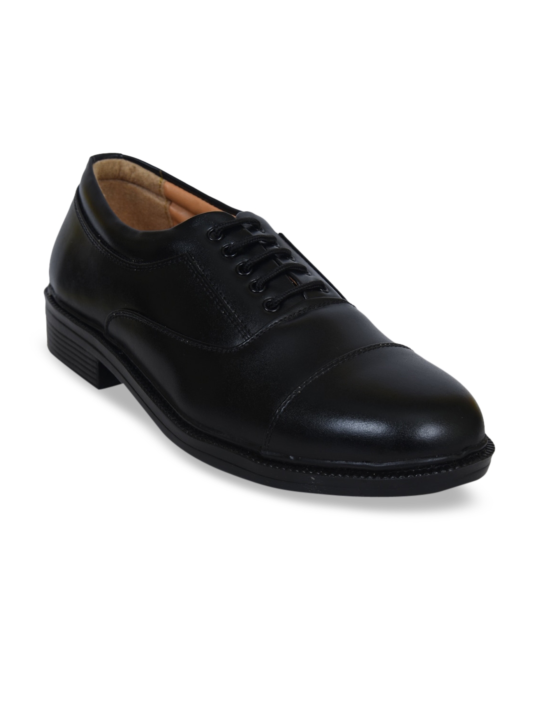 Buy Ajanta Men Black Solid Formal Derbys - Formal Shoes for Men ...