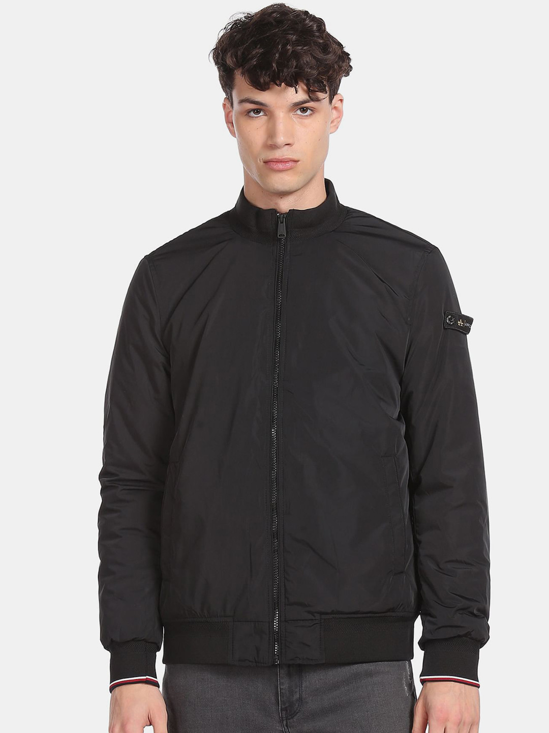 Buy Arrow Sport Men Black Bomber Jacket Jackets for Men 16462548 Myntra