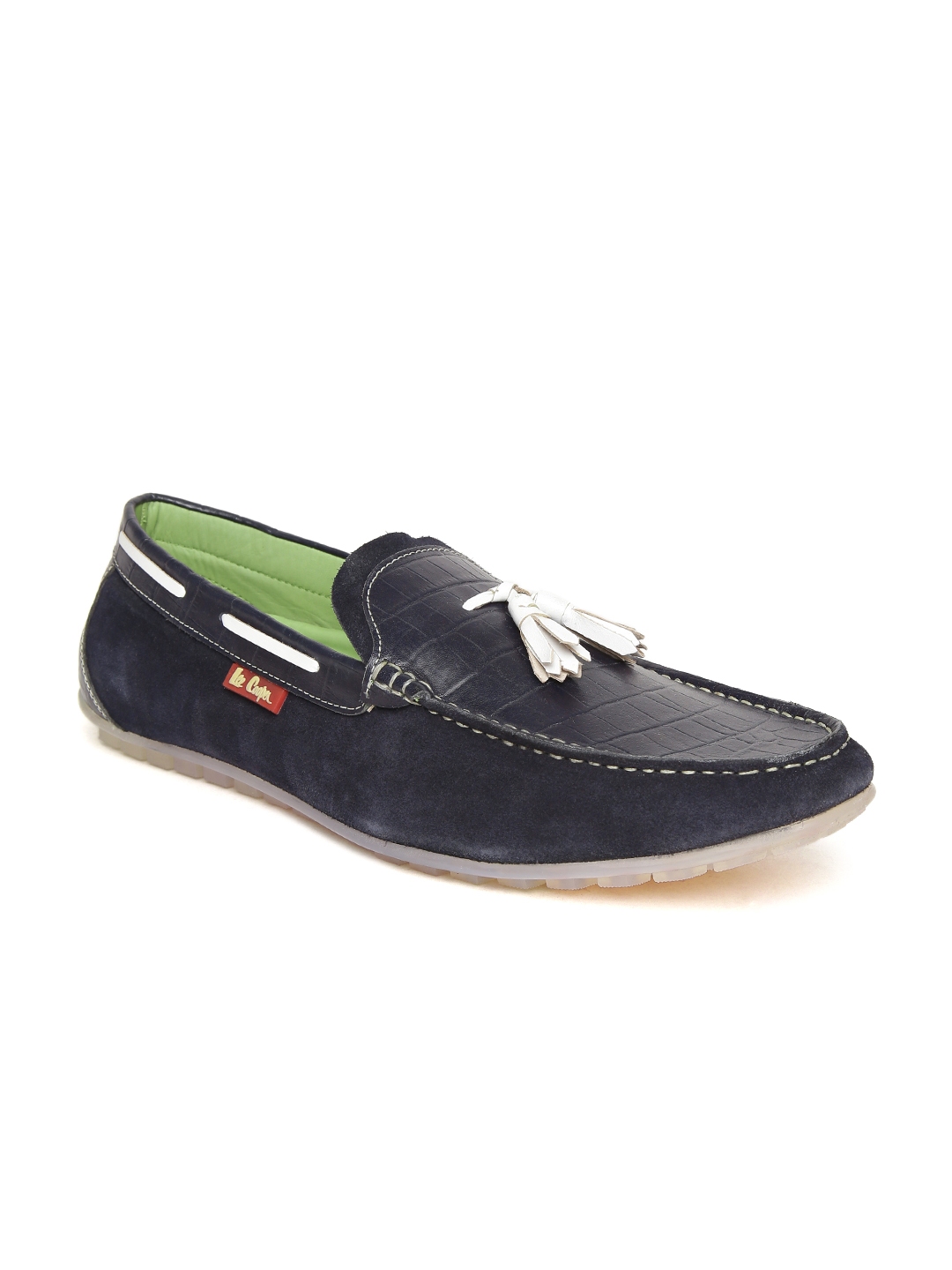 lee cooper men's leather casual loafers