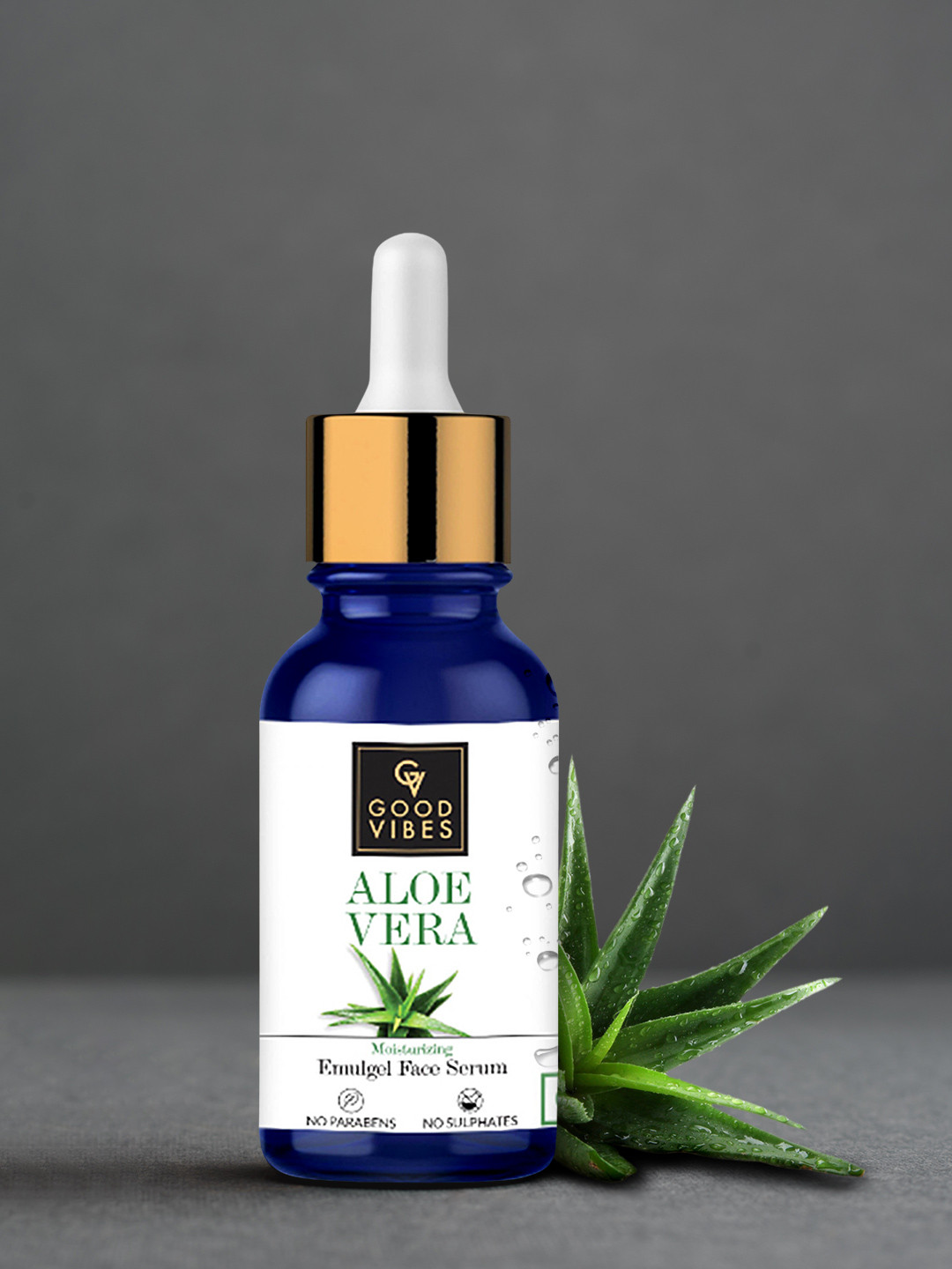 Buy Good Vibes Aloe Vera Moisturizing Emulgel Face Serum 10 Ml Face