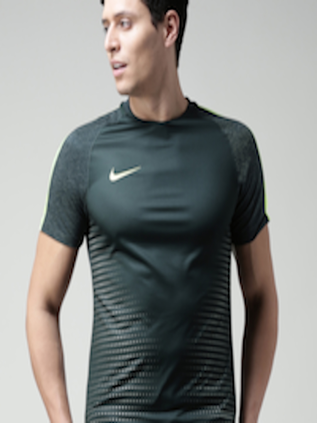 Buy Nike Men Green AS Dry SQD CR7 Printed Round Neck T Shirt - Tshirts ...