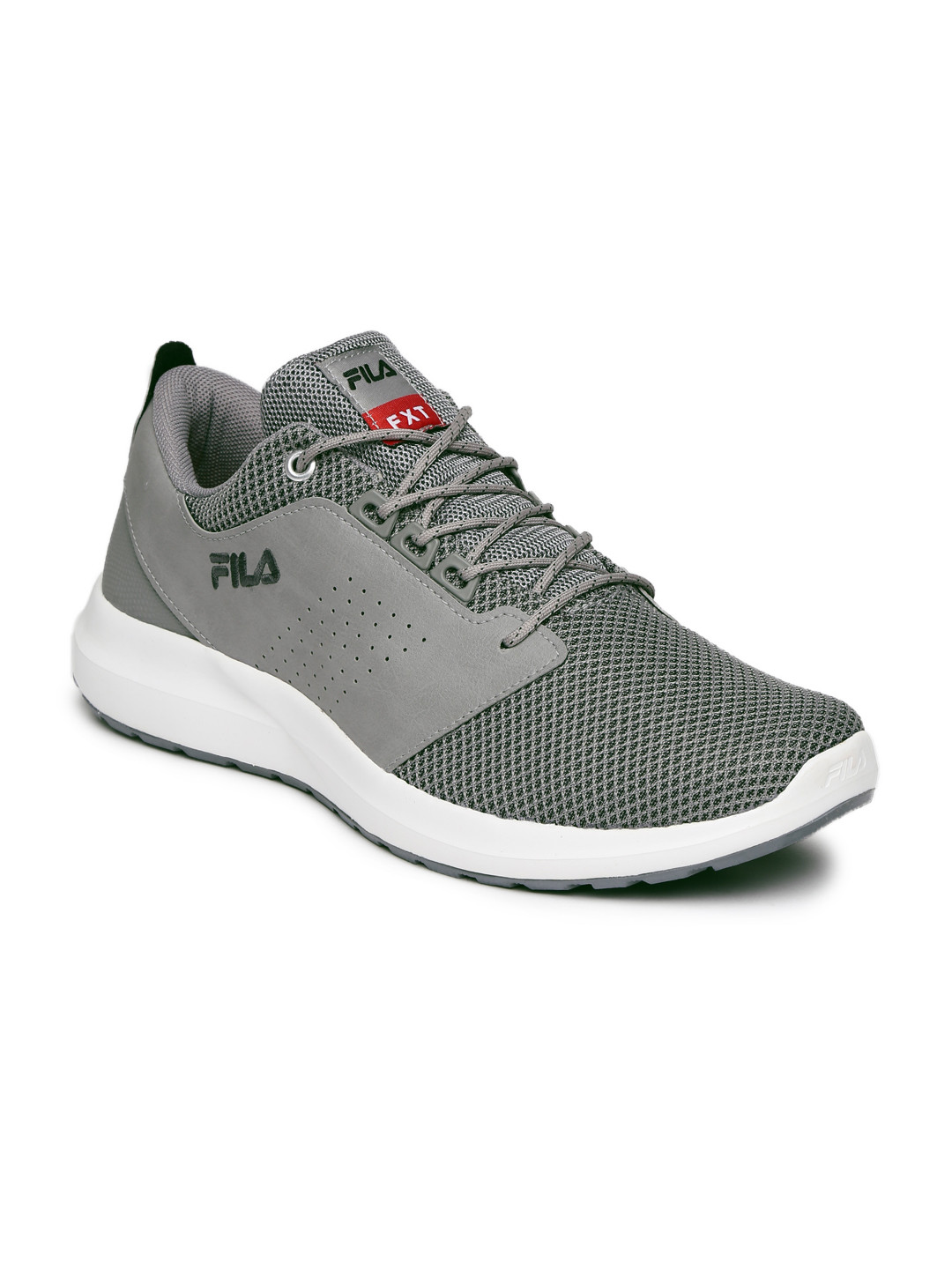 grey fila trainers