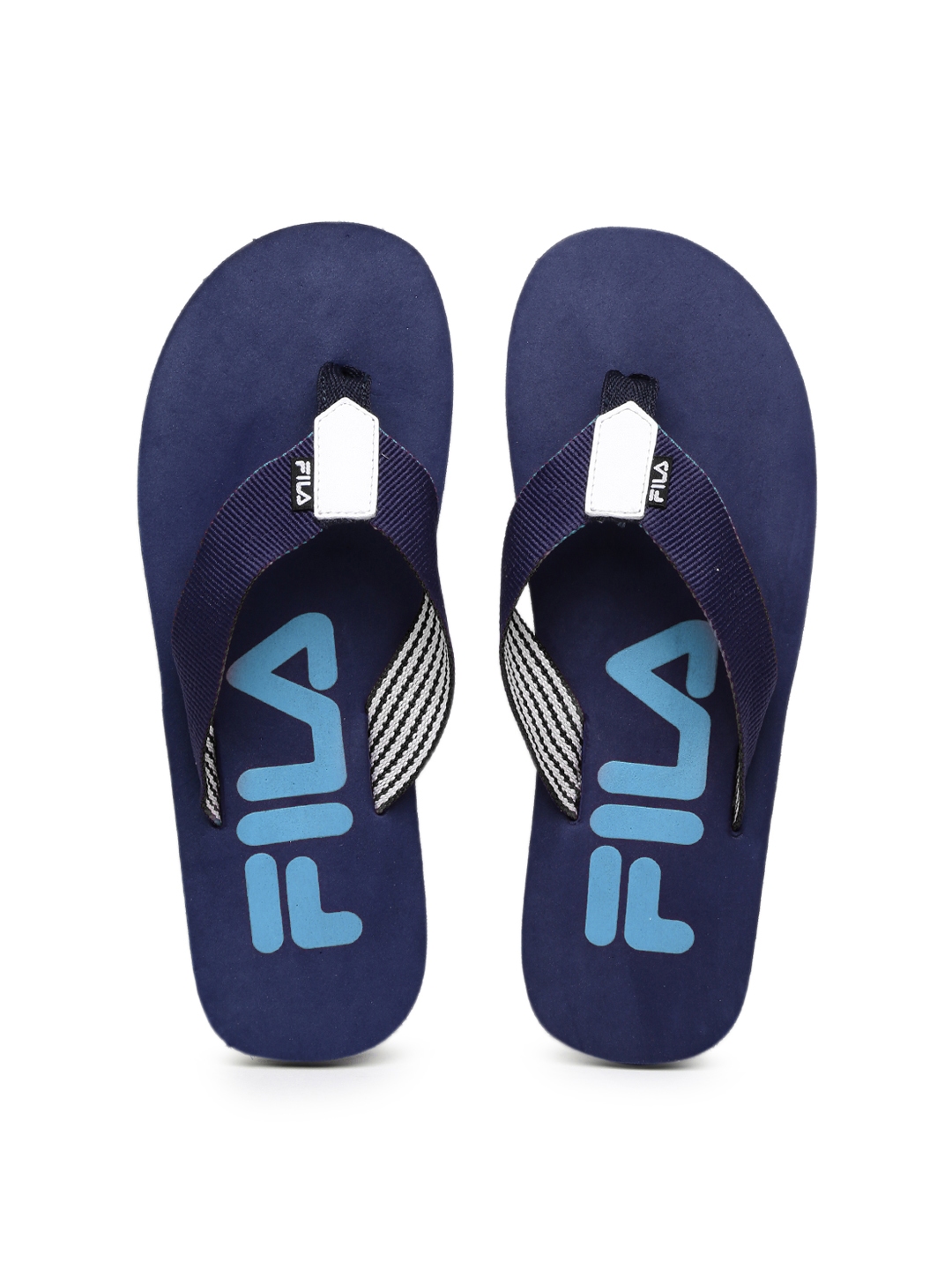 Buy FILA Men Navy Printed Flip Flops - Flip Flops for Men 1646817 | Myntra