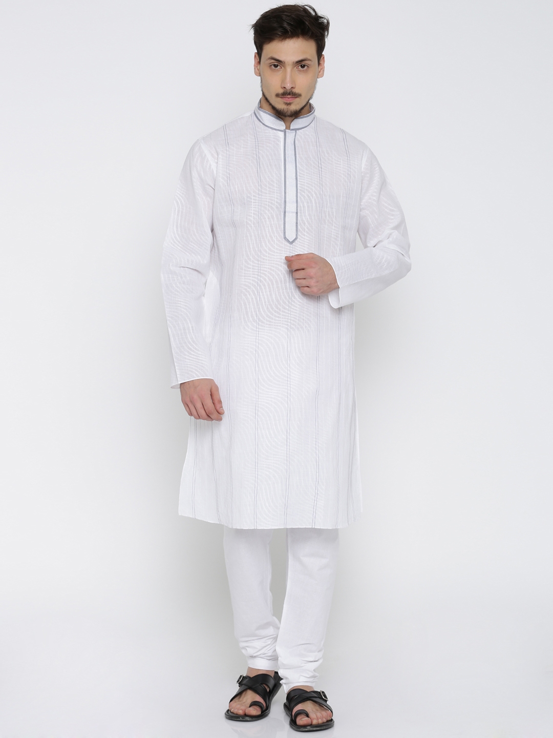 Buy Rajyog Men White Kurta Pyjama - Kurta Sets for Men 1646970 | Myntra