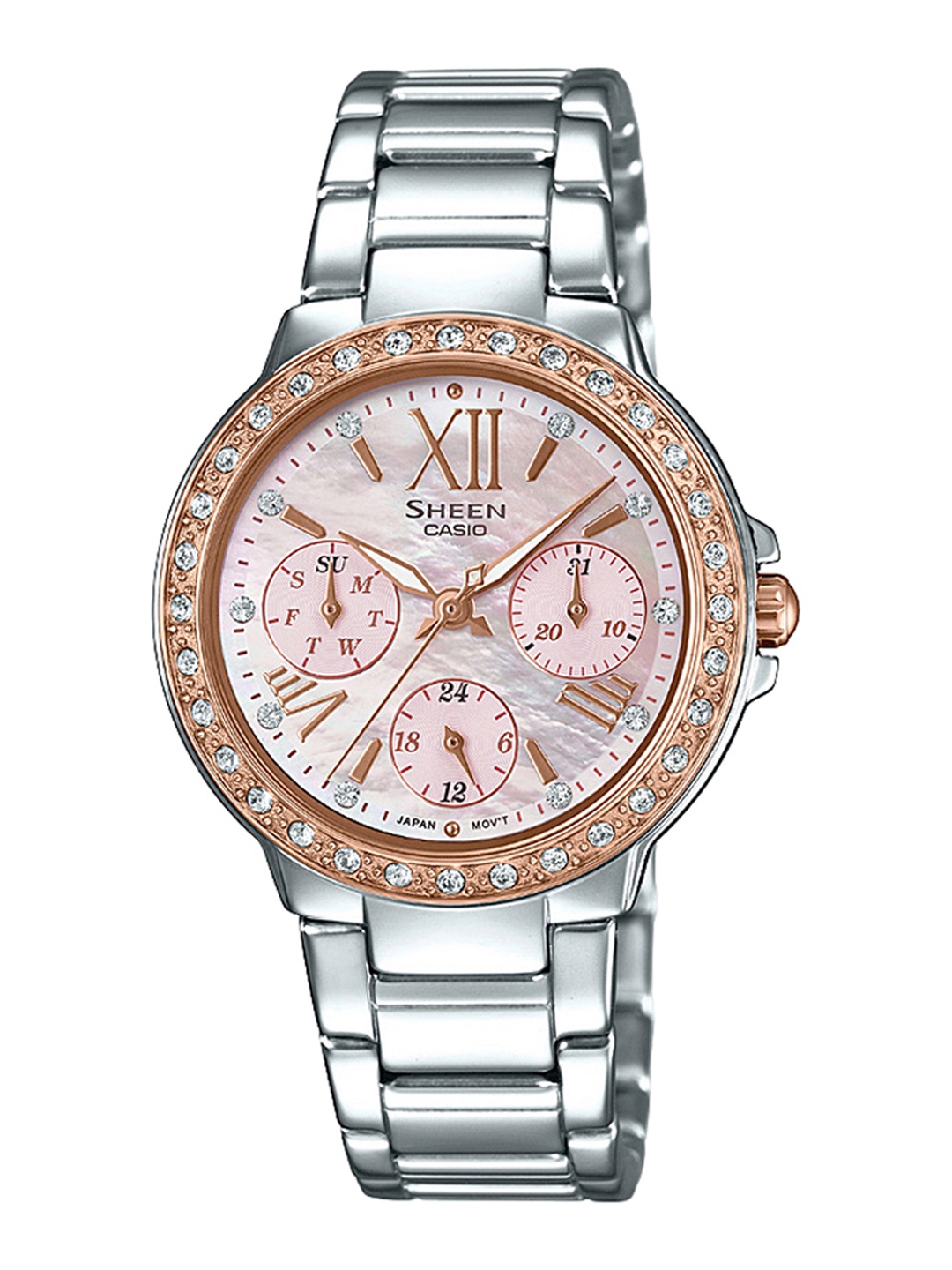 casio sheen gold watch