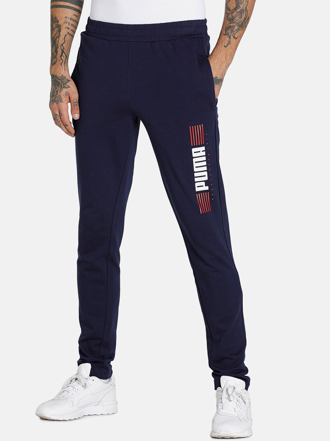 navy blue puma pants