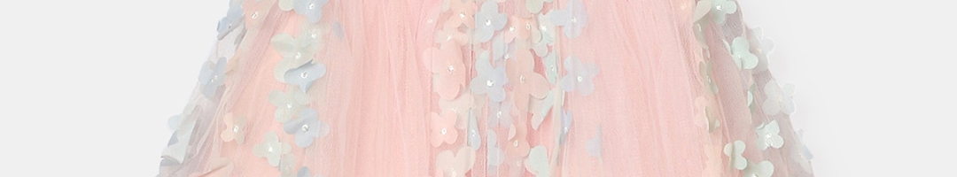 Buy Hopscotch Pink Embellished Dress - Dresses for Girls 16478640 | Myntra