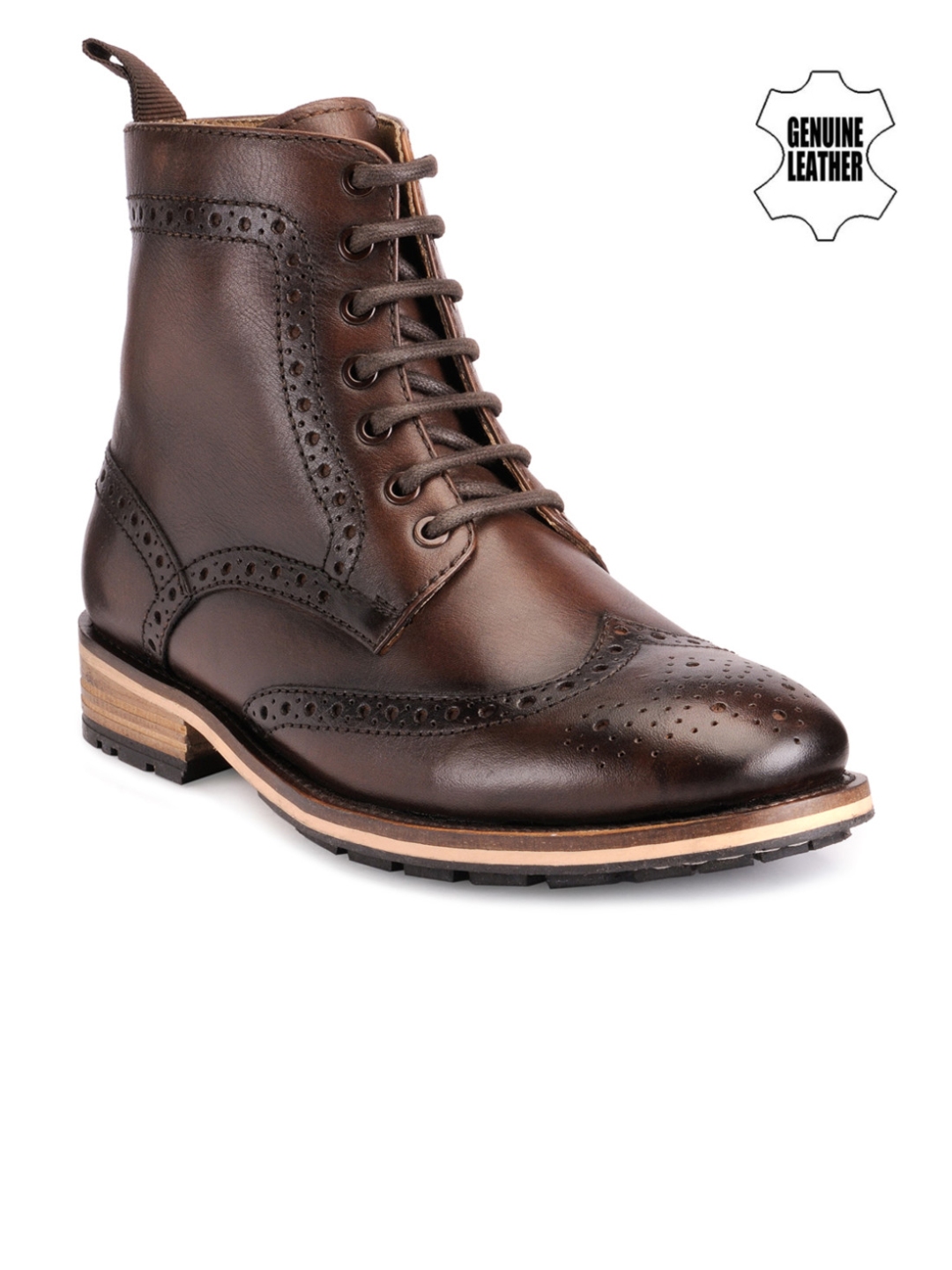 myntra leather shoes for mens