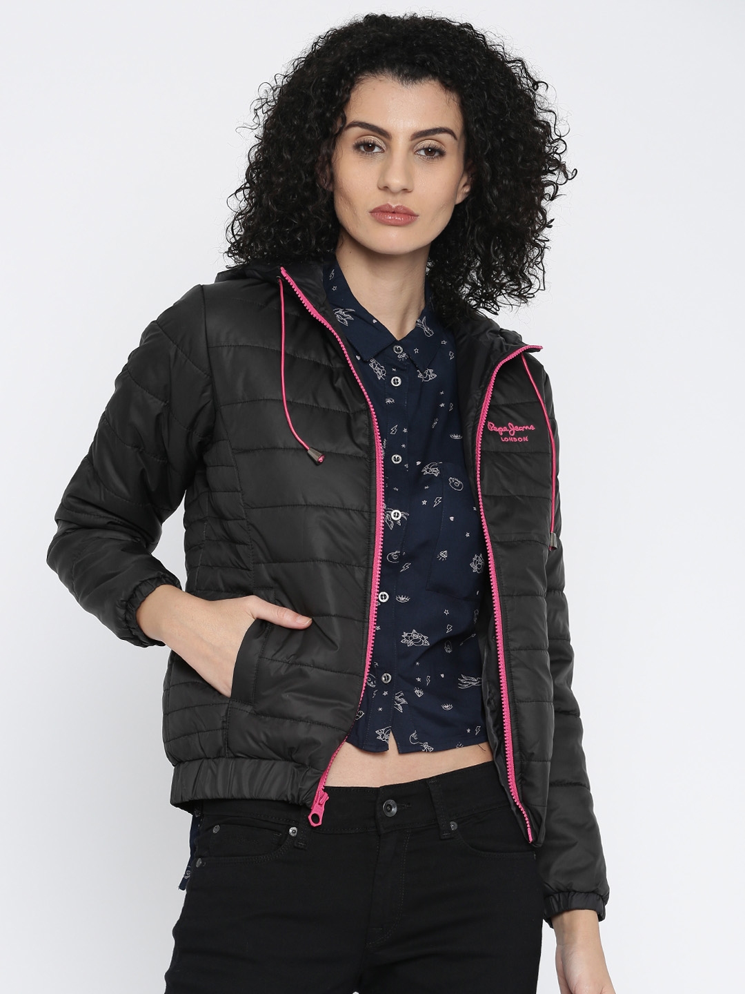 black jeans myntra