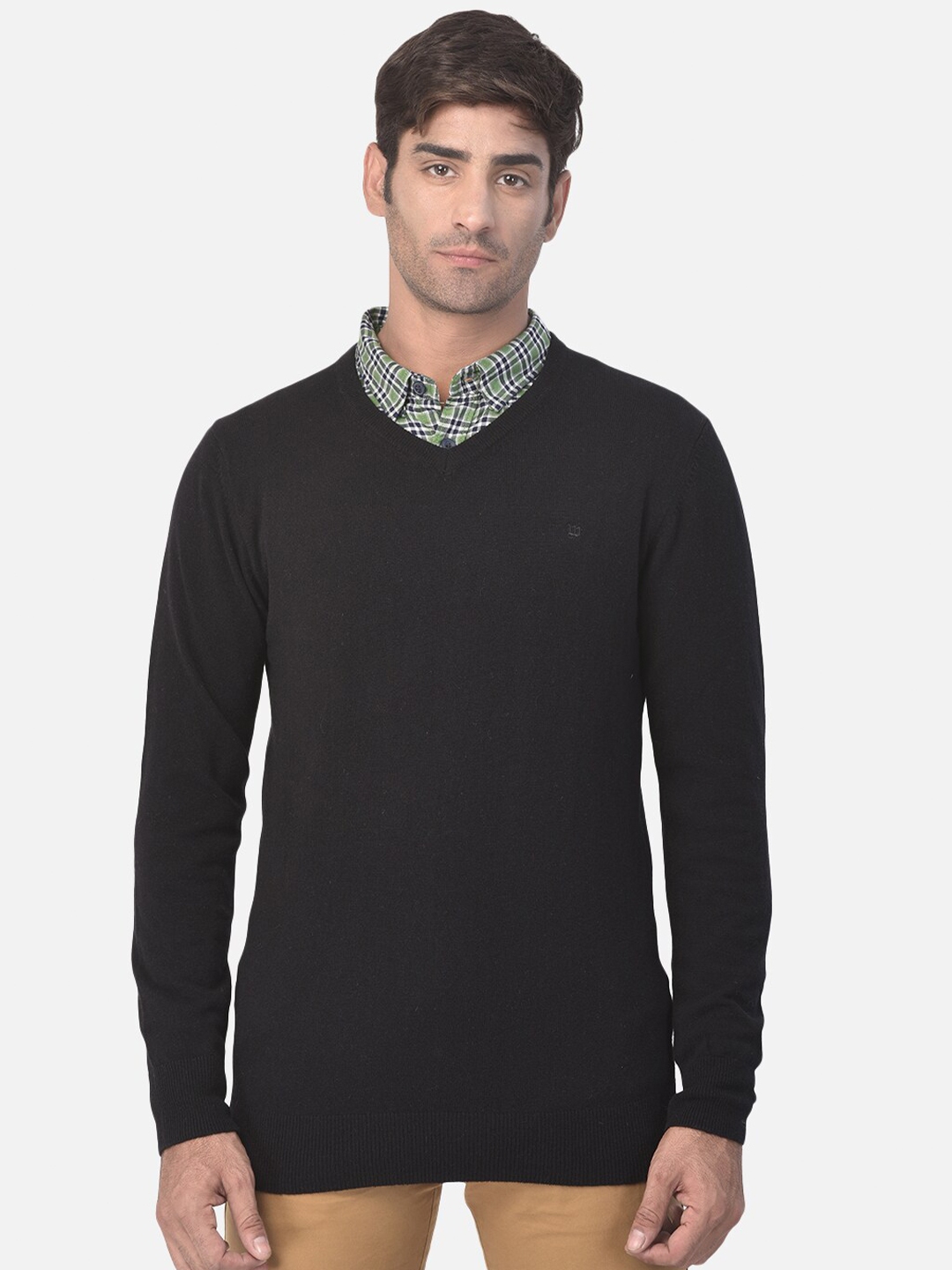 Buy Woods Men Black Pullover - Sweaters for Men 16495946 | Myntra