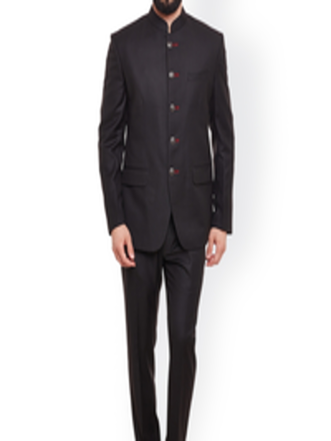 Buy Alvin Kelly Black Single Breasted Formal Suit - Suits for Men ...