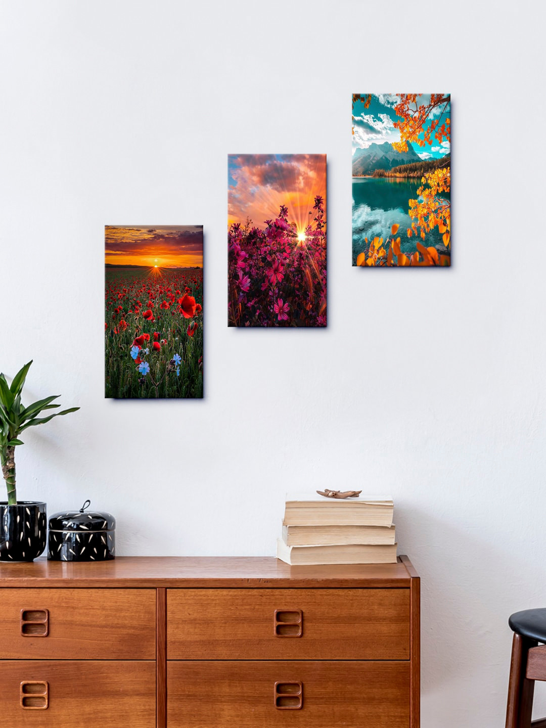 Buy 999Store Set Of 3 Framed Wall Art Wall Art for Unisex 16510988