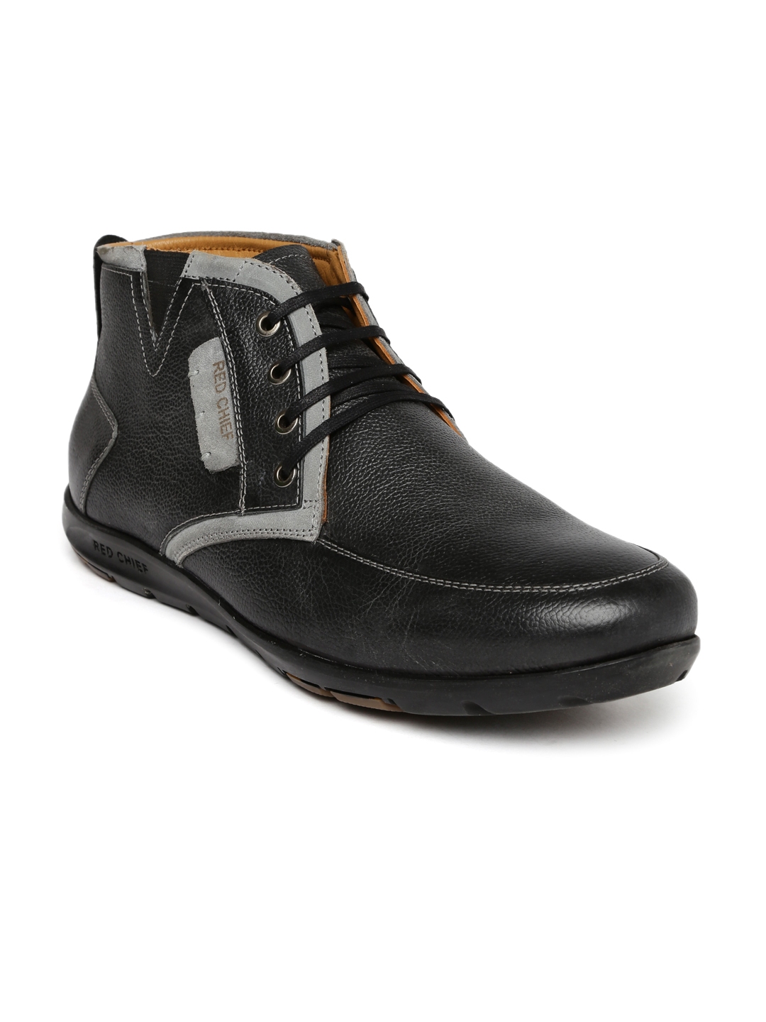 red chief new leather shoes