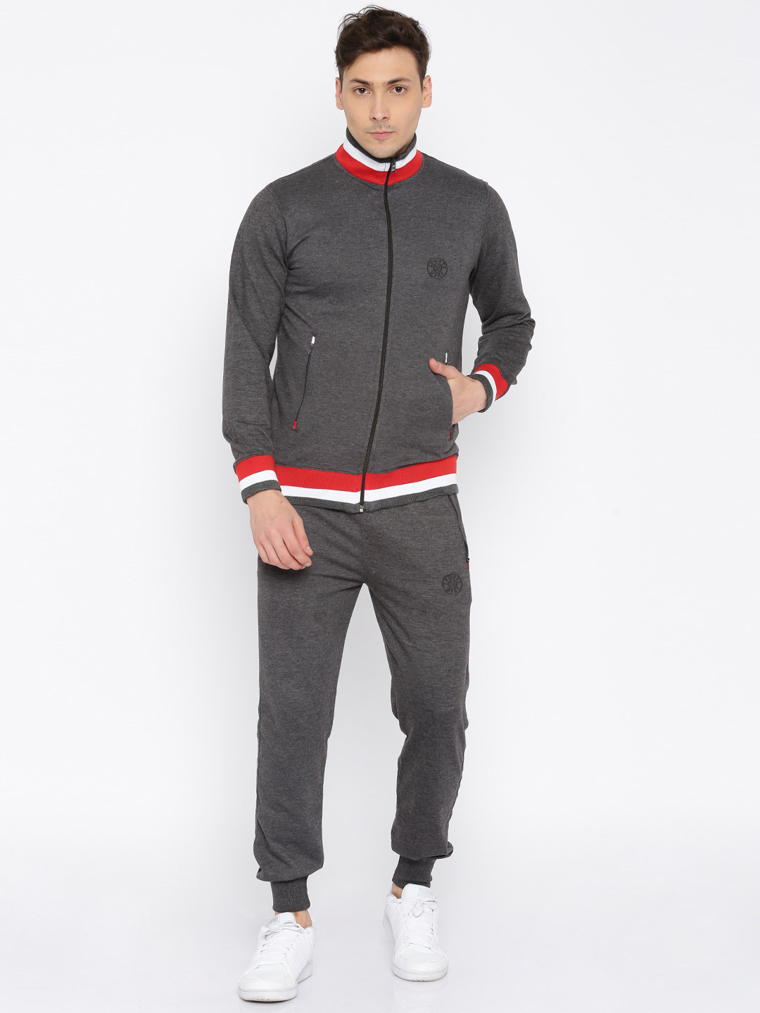 Buy Sports52 Wear Charcoal Grey Tracksuit Tracksuits for Men 1651411
