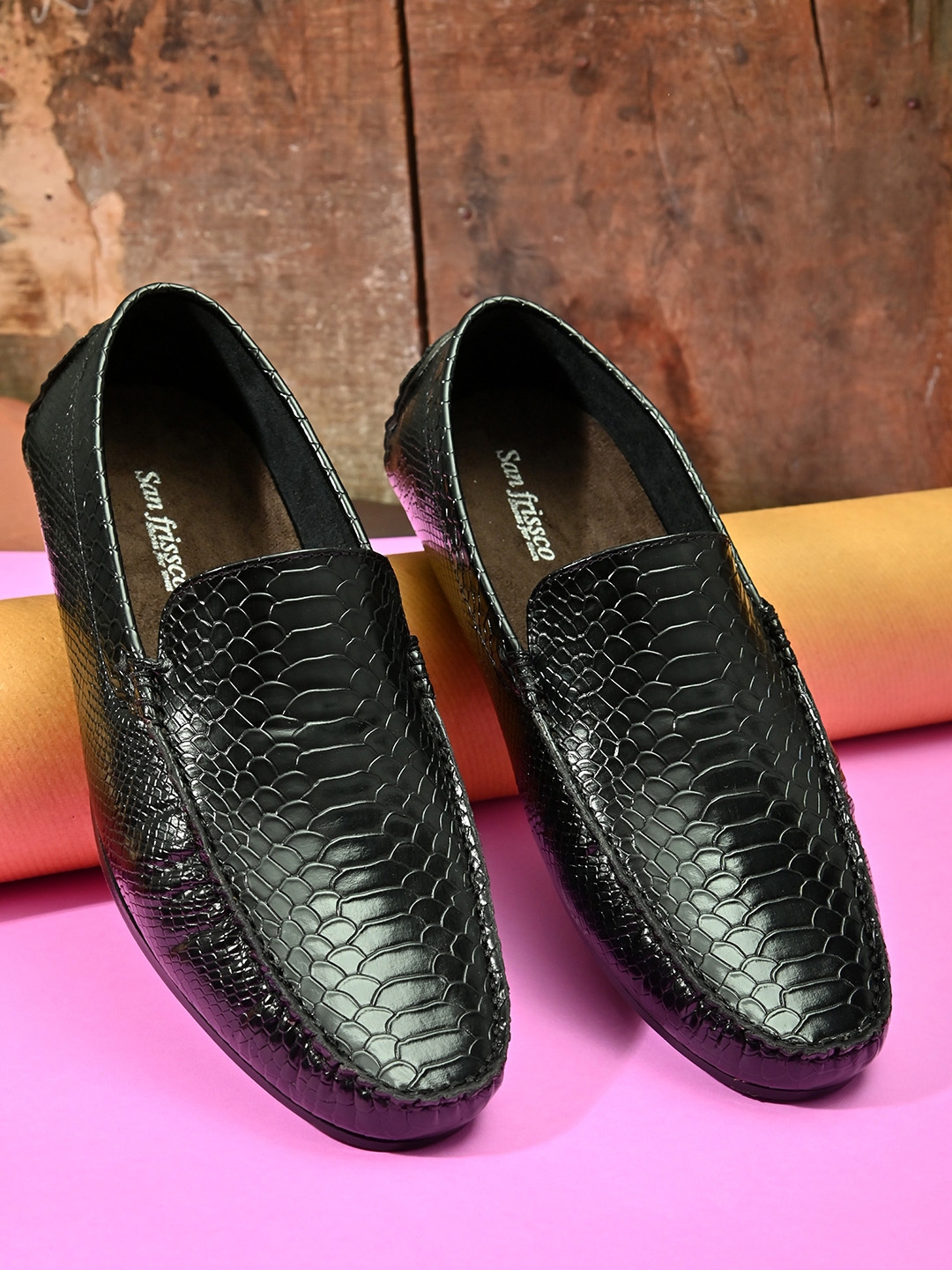 Buy San Frissco Men Black Loafers - Casual Shoes for Men 16516402 | Myntra