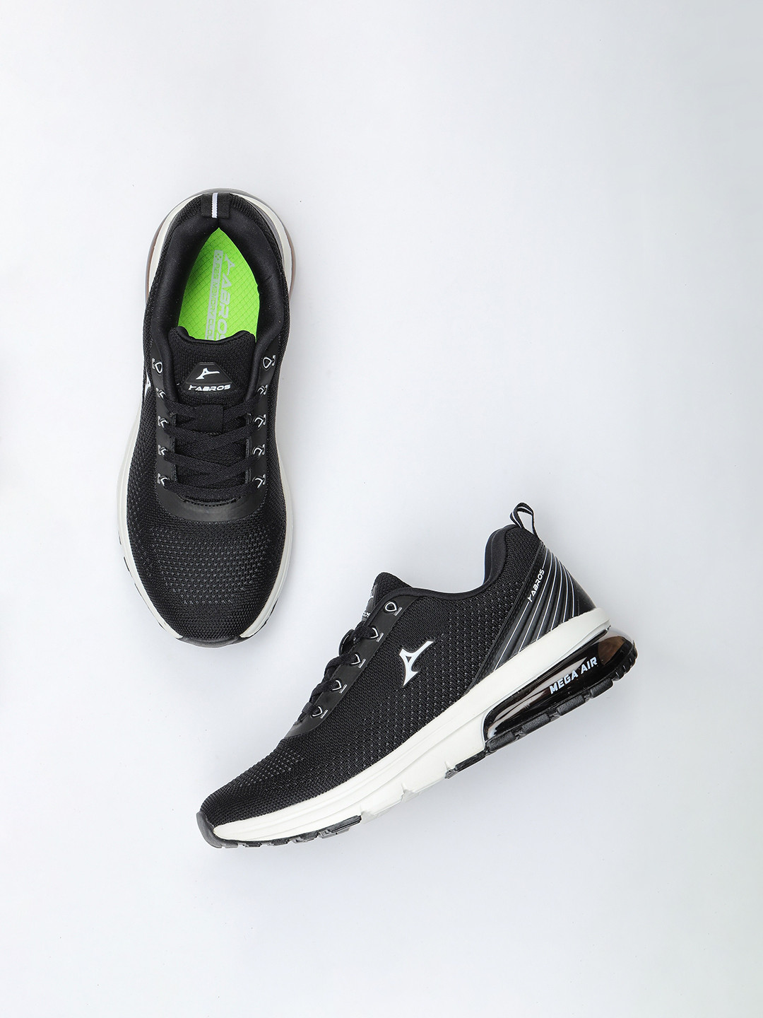 Buy ABROS Men Black Mesh Running Shoes Sports Shoes for Men 16524606 Myntra