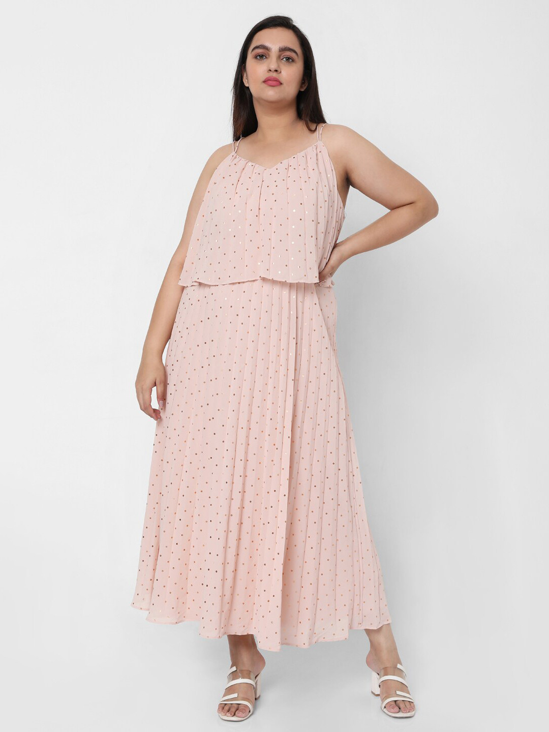 Buy VERO MODA CURVE Pink Layered Maxi Dress Dresses for Women