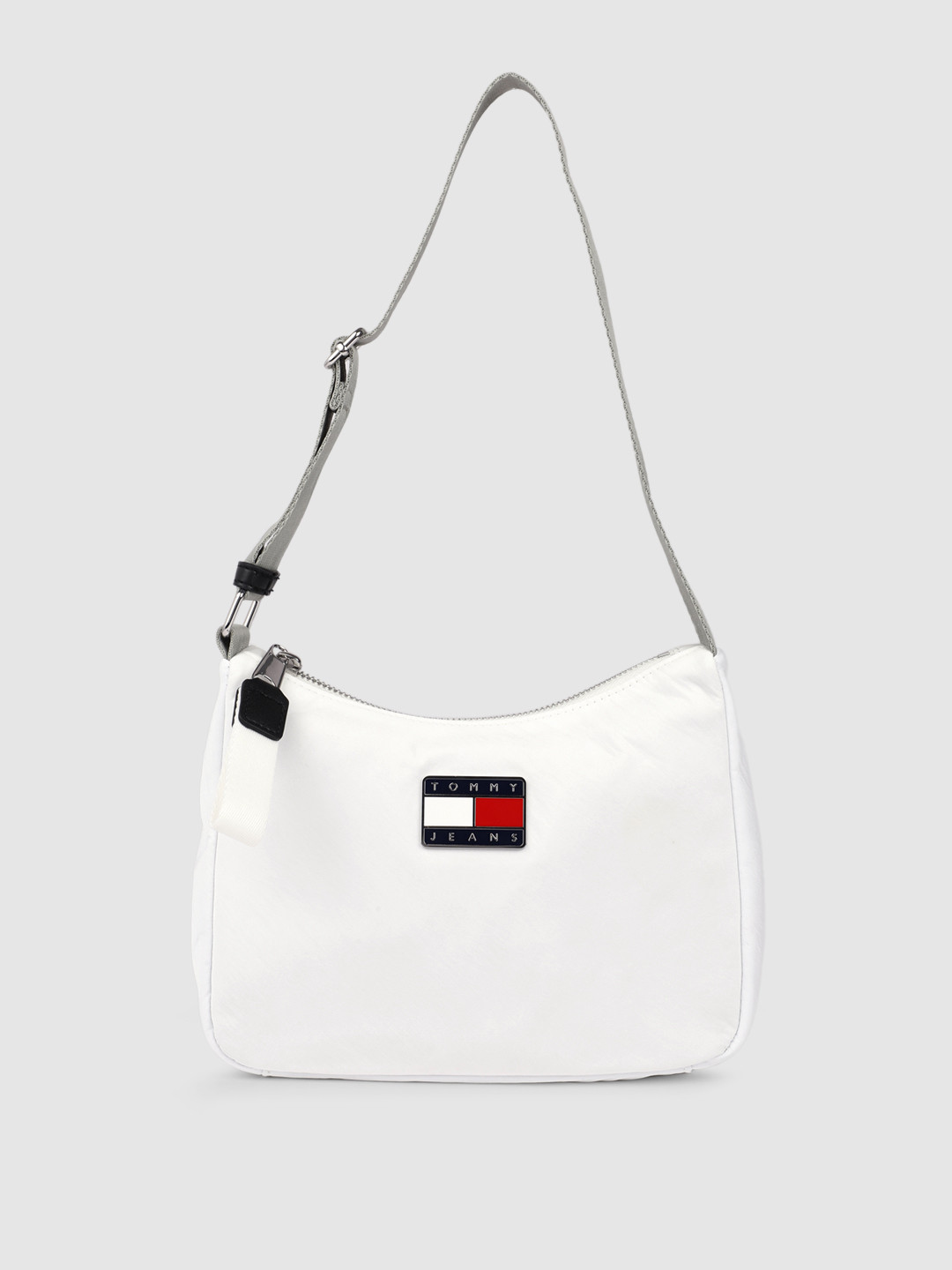 Buy Tommy Hilfiger White Structured Shoulder Bag Handbags for Women