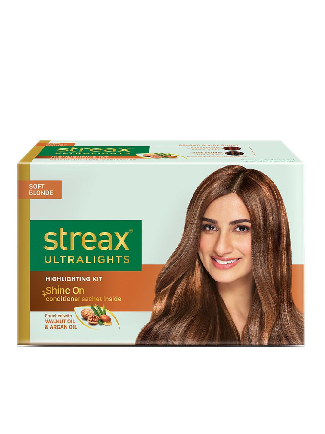Buy Streax Ultralights Walnut Oil & Argan Oil Highlighting Kit 40 Ml Soft Blonde Hair Colour