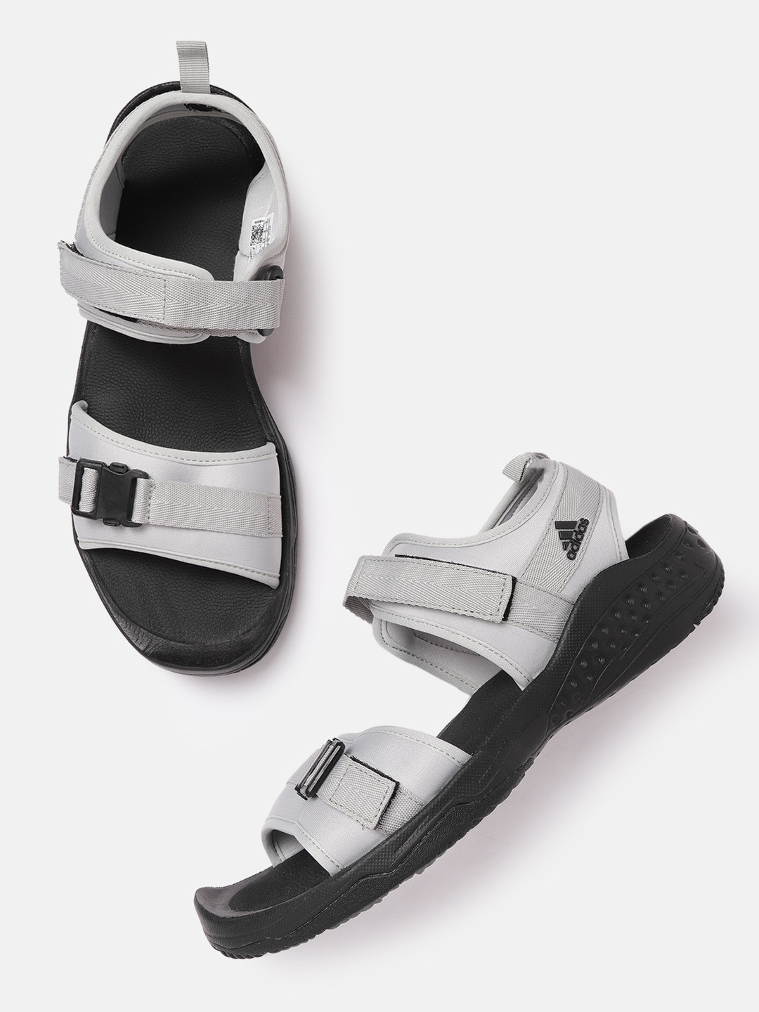 Buy ADIDAS Men Grey Solid Cruzio Sports Sandals - Sports Sandals for Men 16557966 | Myntra