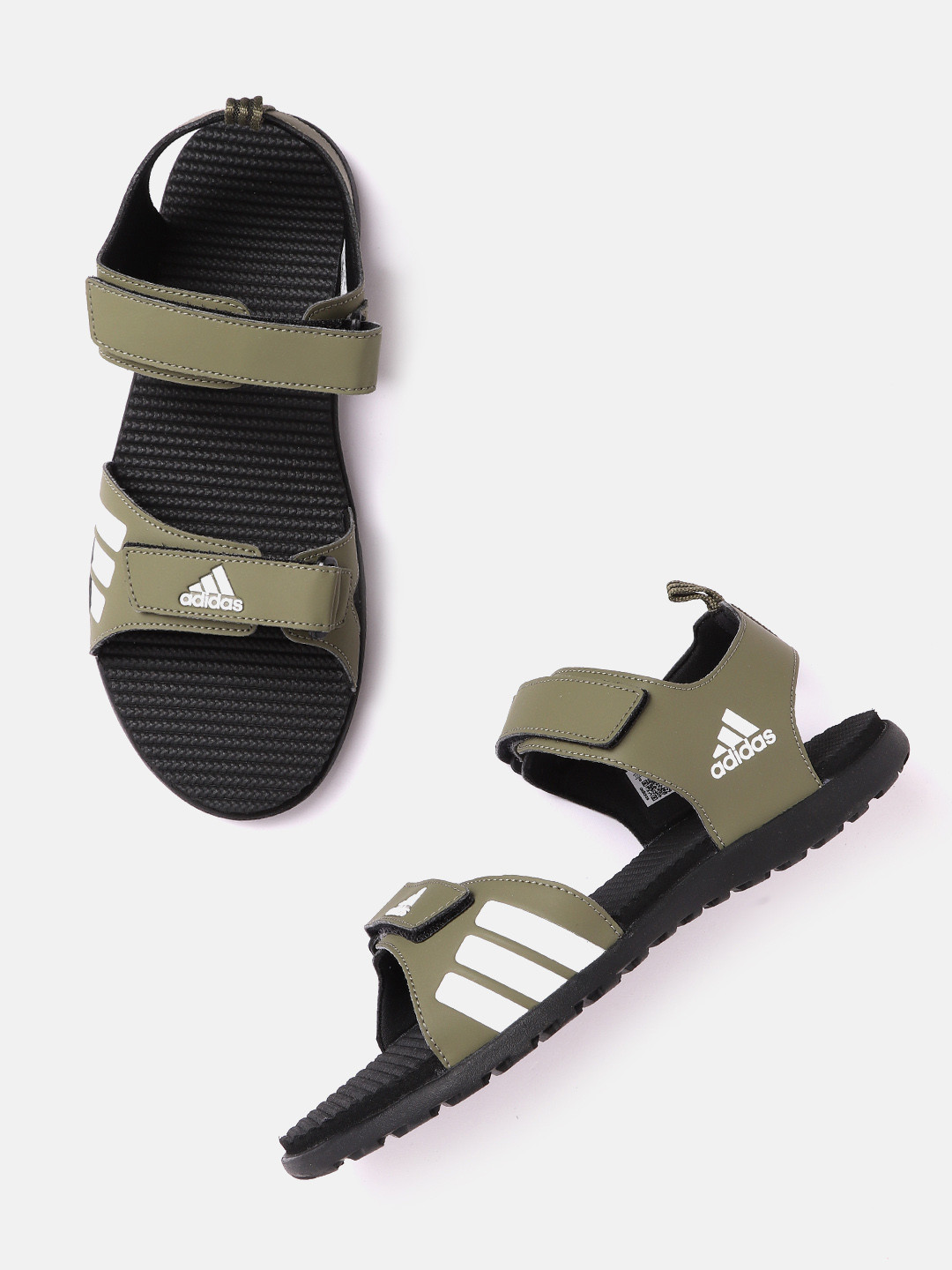 green adidas sandals