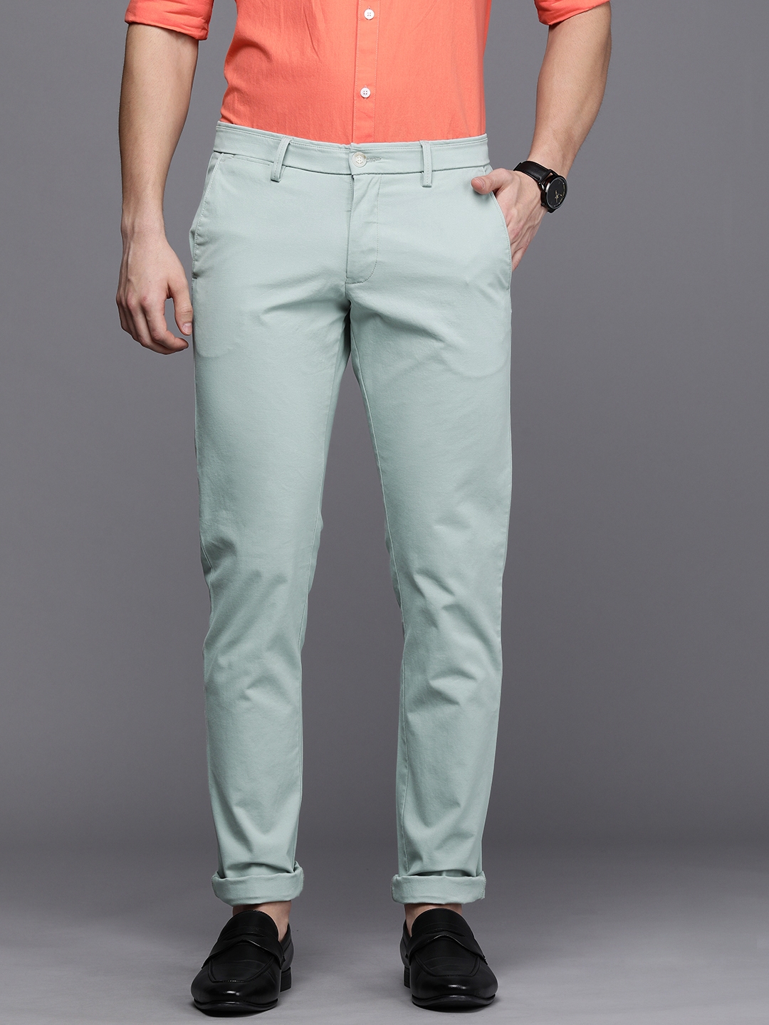 sea green chinos